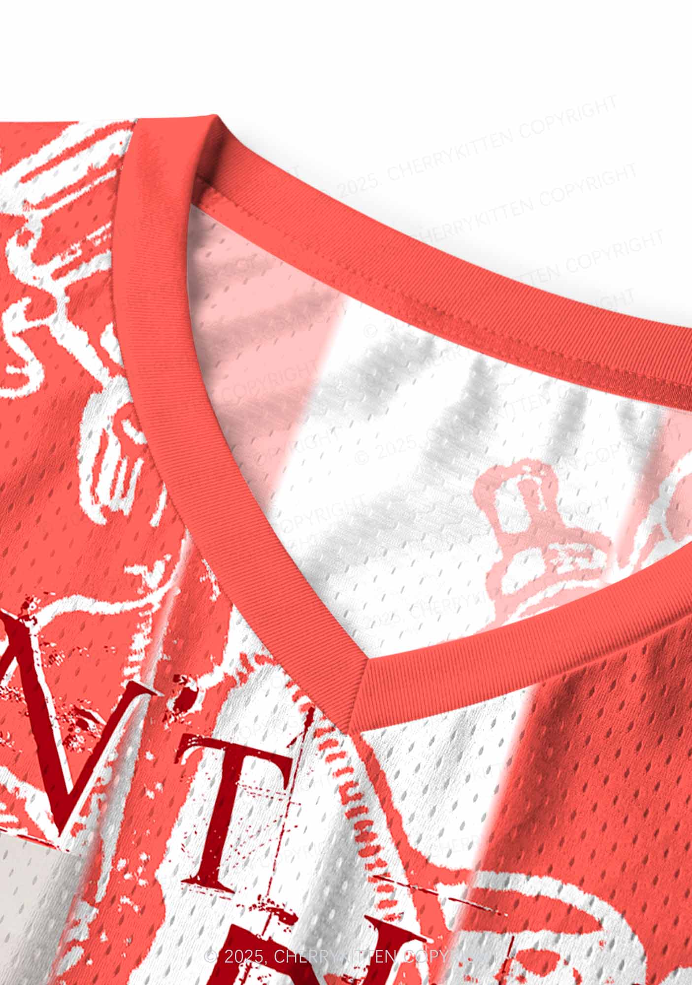 Custom Dont Play Techno Y2K Sport Jersey Tank Cherrykitten - Image 5