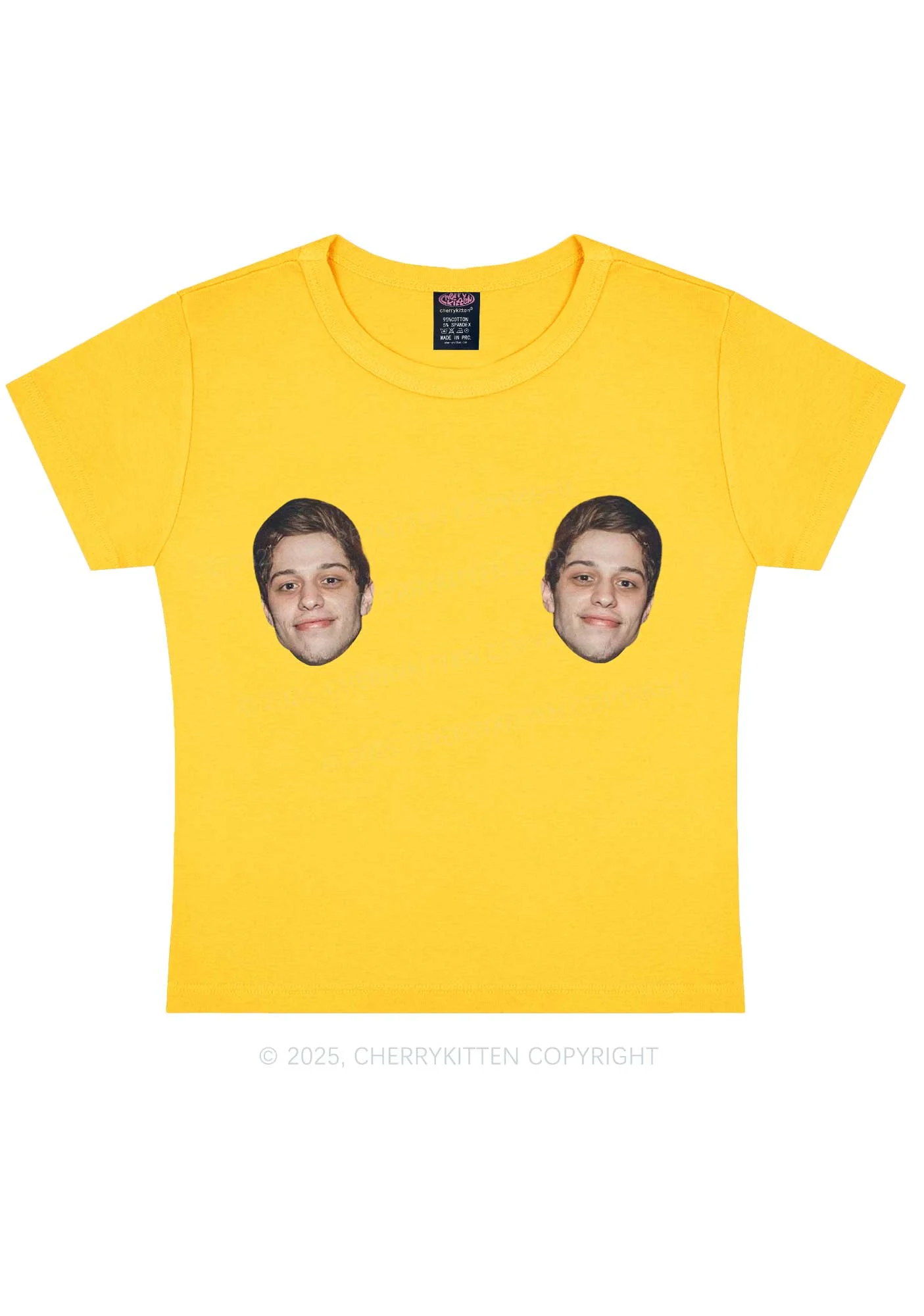 Custom Double Face Y2K Baby Tee Cherrykitten - Image 8