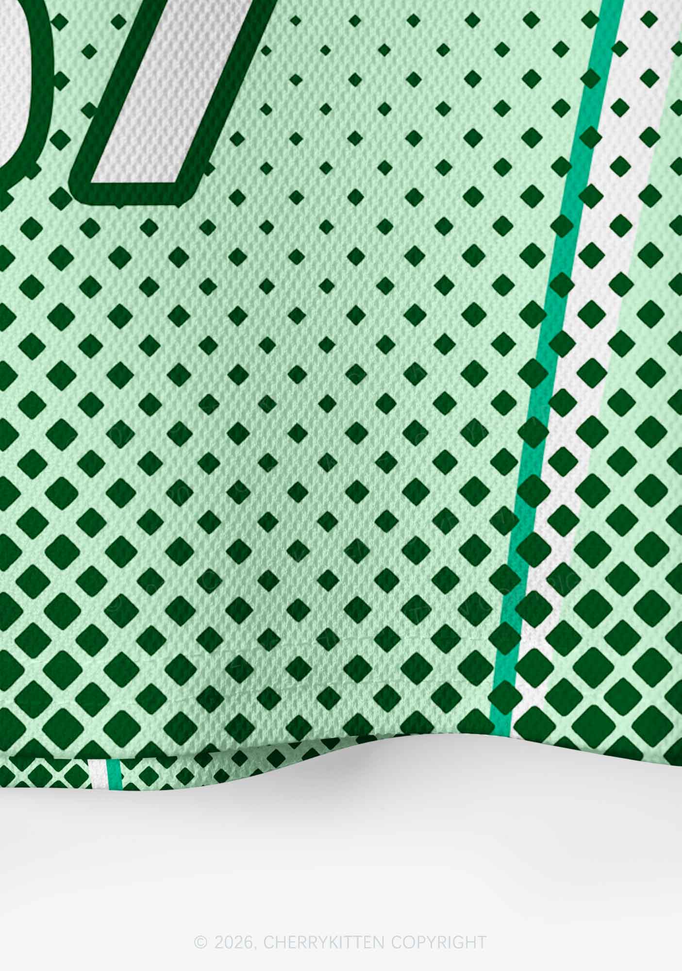 Custom Drink Up Bxxches St Patricks Y2K Crop Sport Jersey Shirts Cherrykitten - Image 6