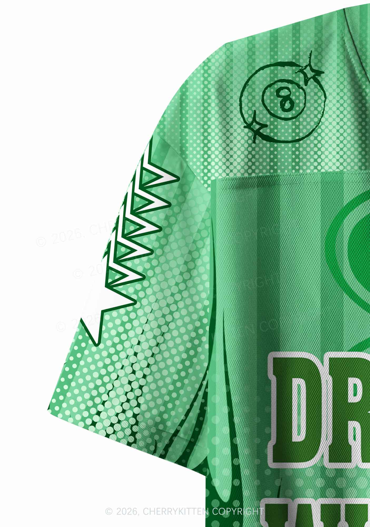 Custom Drinks Well With Others St Patricks Y2K Crop Sport Jersey Shirts Cherrykitten - Image 7