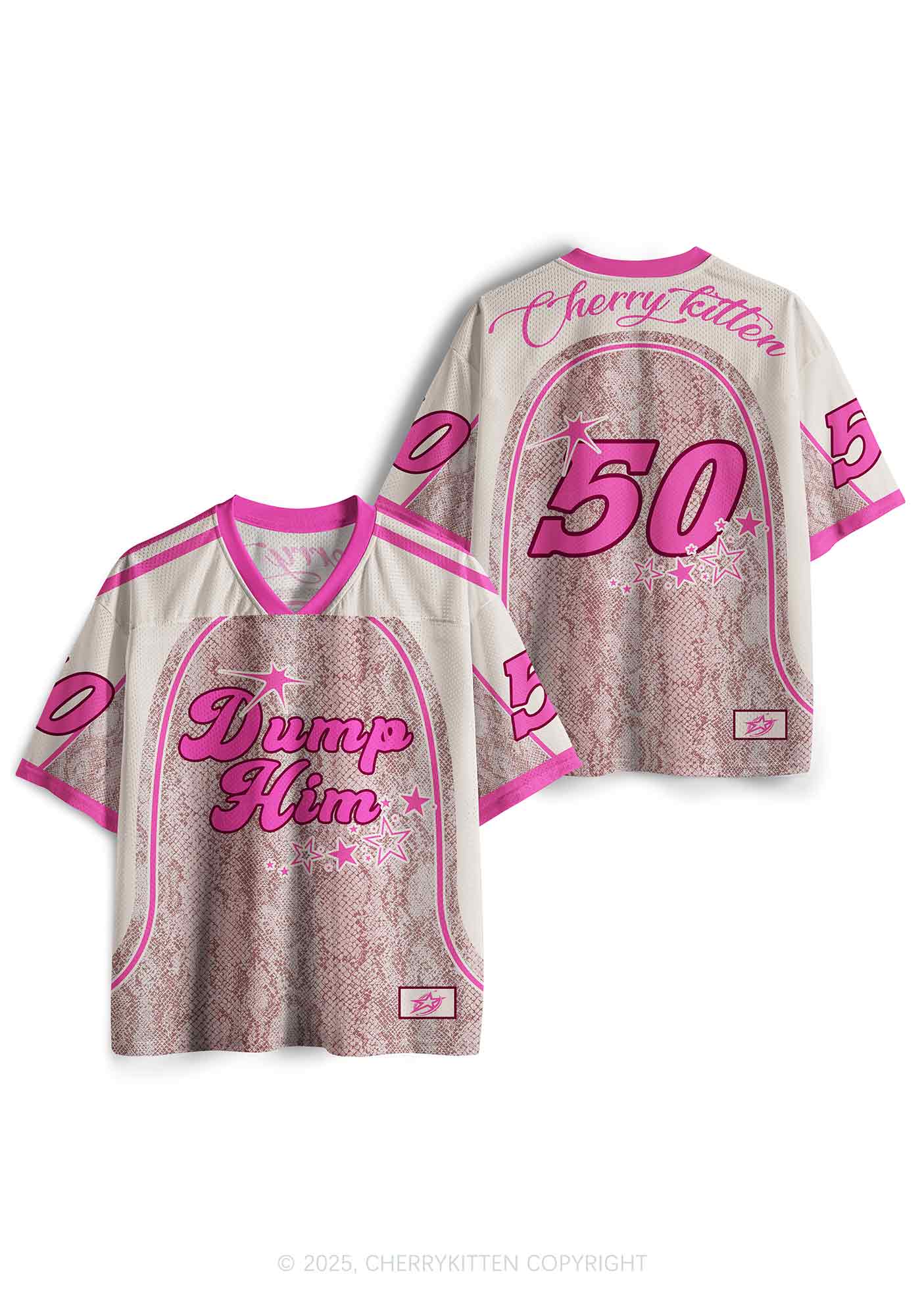 Custom Dump Him Y2K Sport Jersey Shirts Cherrykitten - Image 3