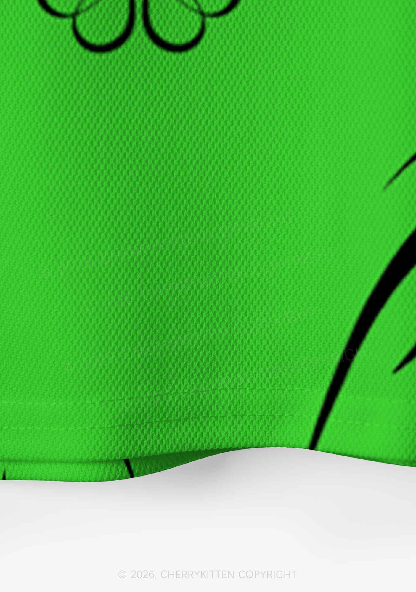 Custom Eat Me Out Im Irish St Patricks Y2K Crop Sport Jersey Shirts Cherrykitten - Image 6