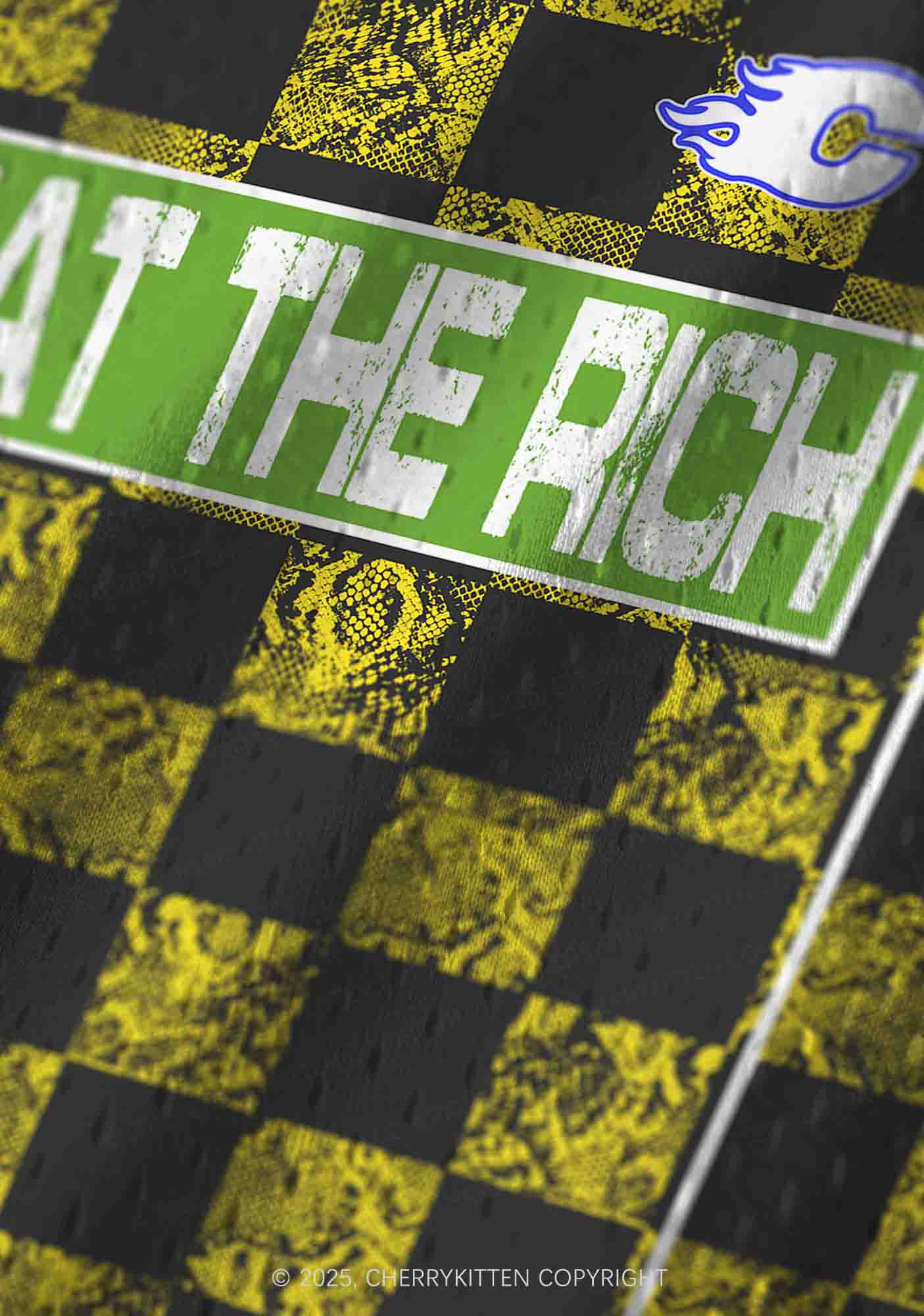 Custom Eat The Rich Y2K Sport Jersey Tank Cherrykitten - Image 4
