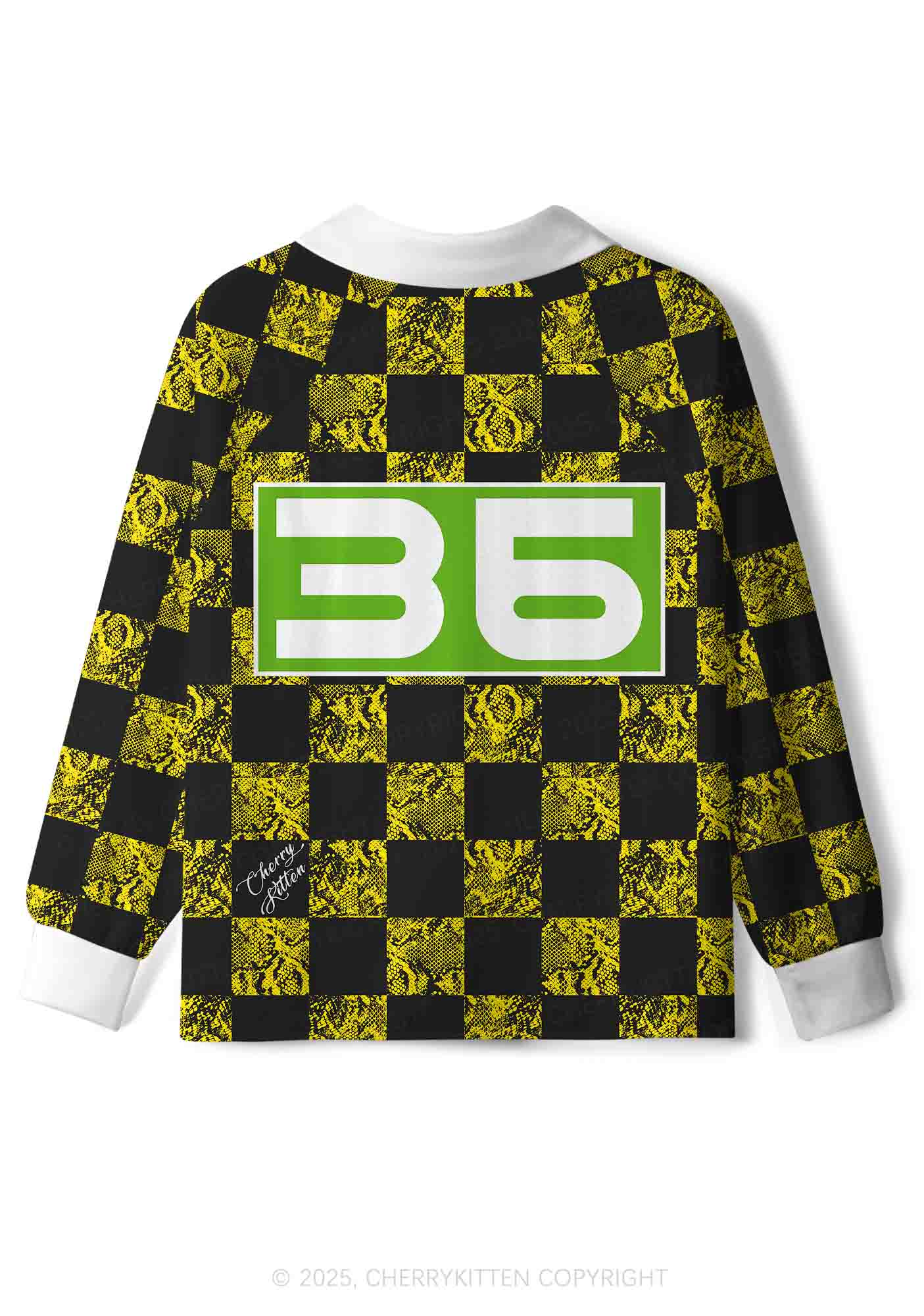 Custom Eat The Rich Y2K Sport Long Sleeve Jersey Shirts Cherrykitten - Image 2