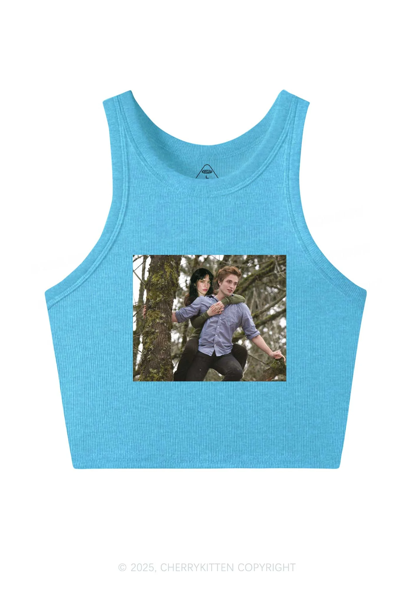 Custom Face Y2K Crop Tank Top Cherrykitten - Image 4