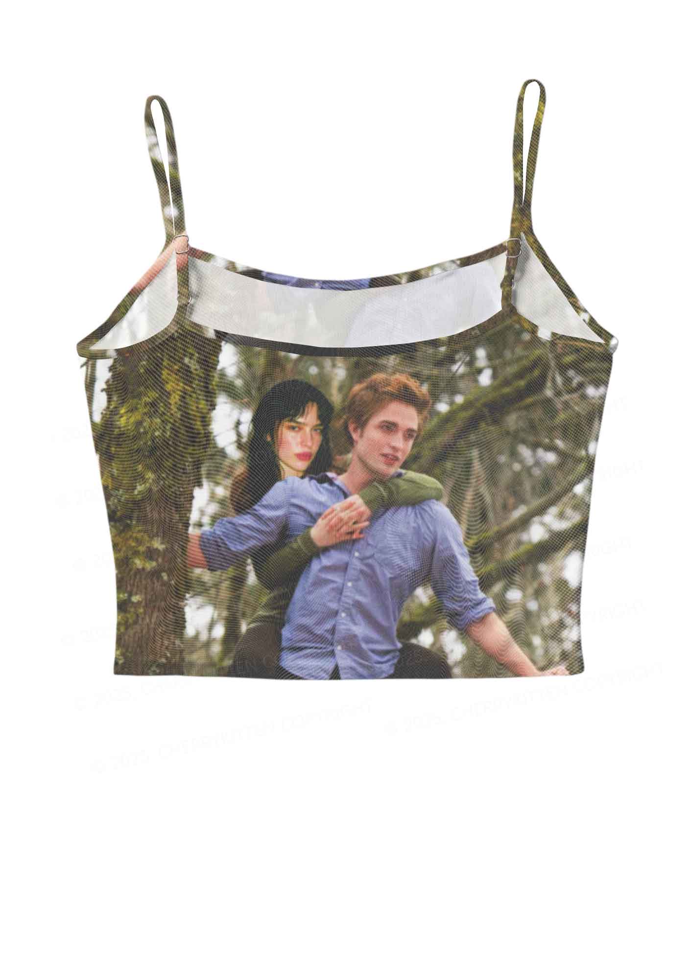 Custom Face Y2K Mesh Cami Tank Cherrykitten - Image 3