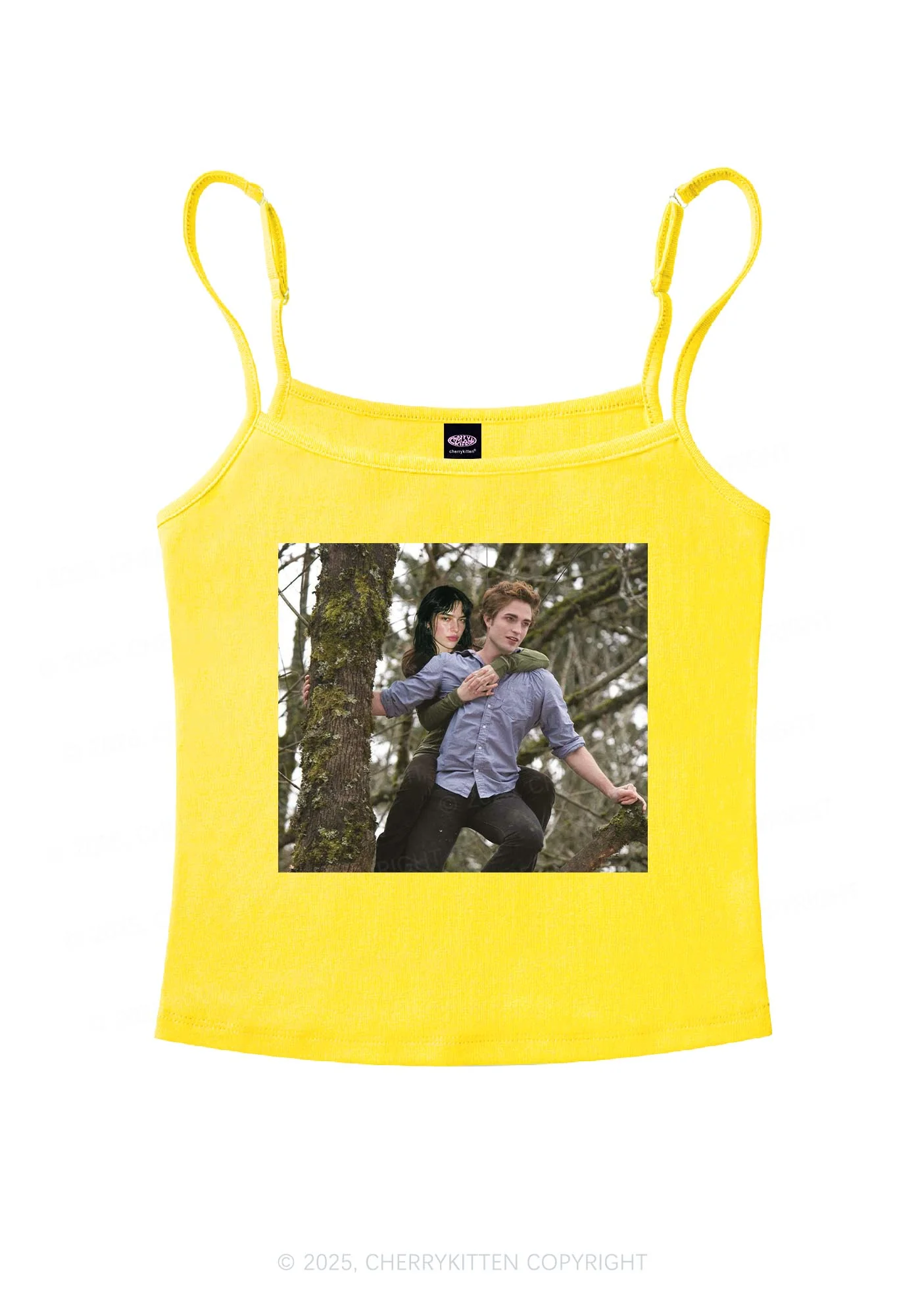 Custom Face Y2K Spaghetti Strap Cami Cherrykitten - Image 6