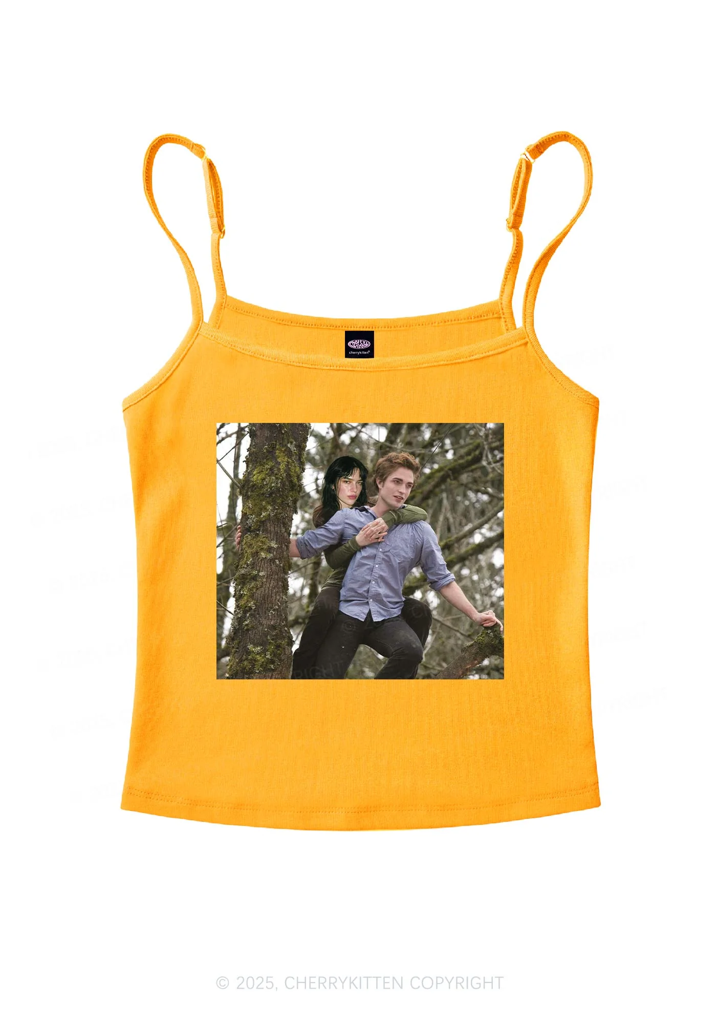 Custom Face Y2K Spaghetti Strap Cami Cherrykitten - Image 8