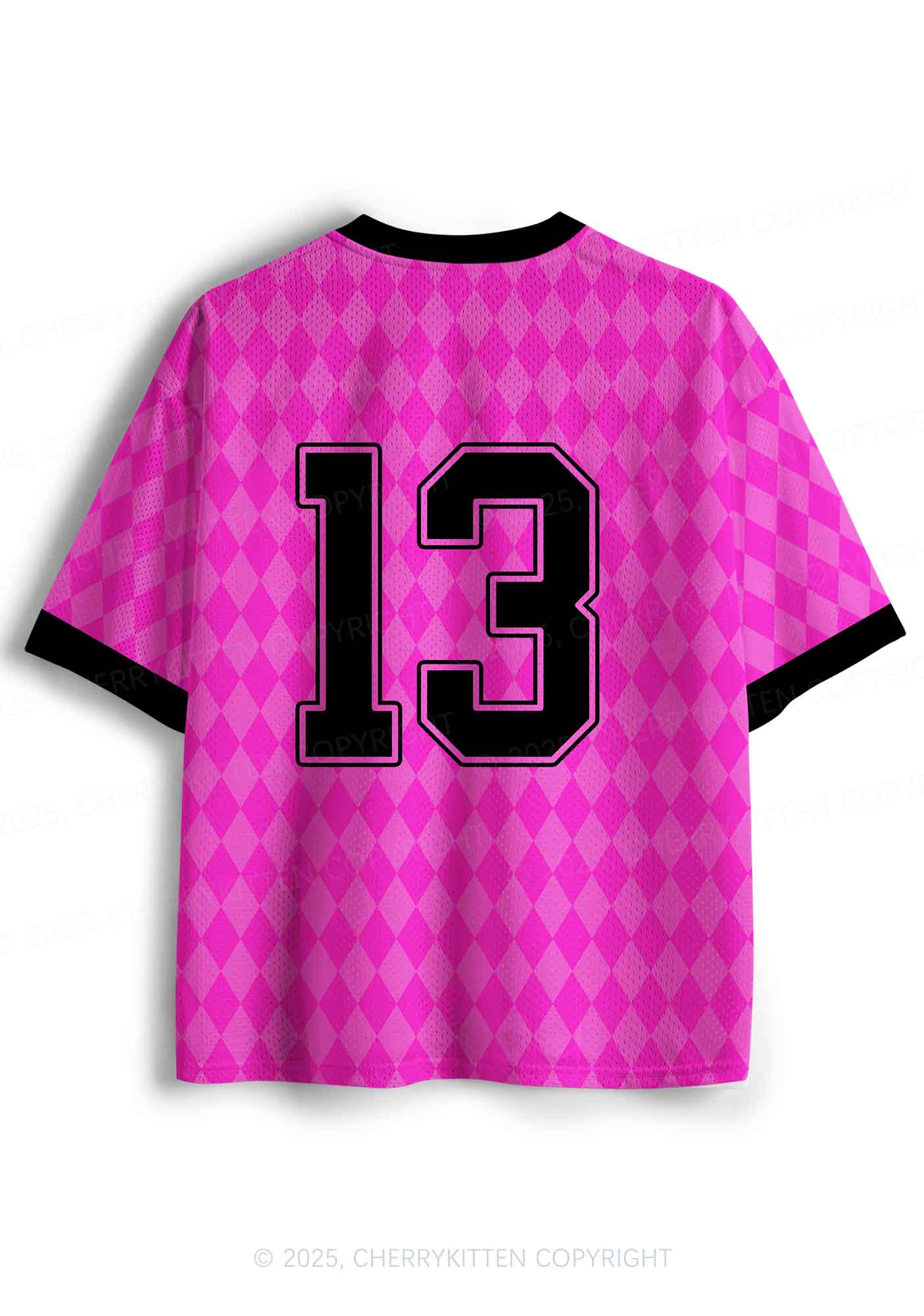 Custom Faggot Pink Plaid Pride Y2K Sport Jersey Shirts Cherrykitten - Image 2