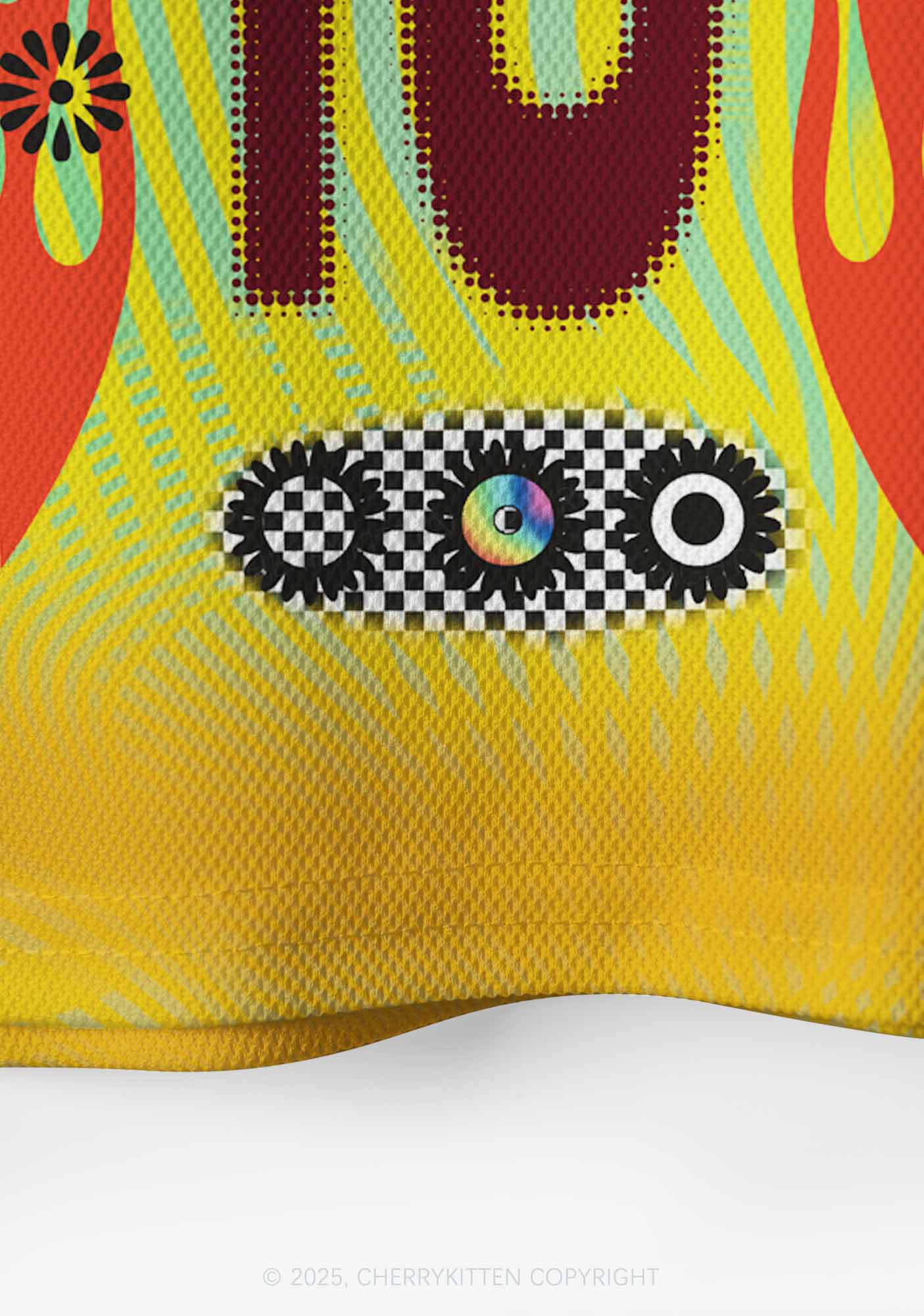 Custom Faggot Pride Y2K Crop Sport Jersey Shirts Cherrykitten - Image 5
