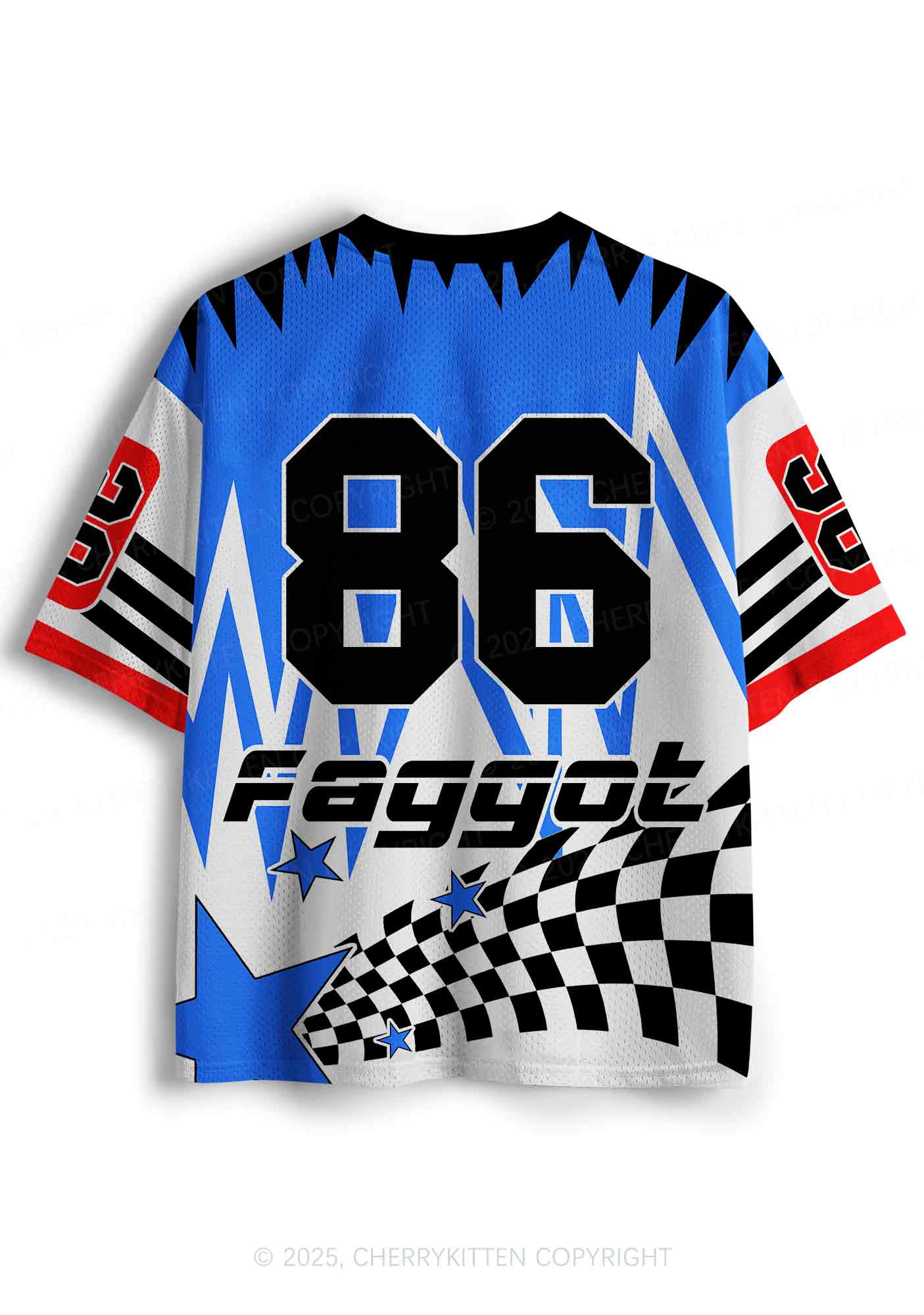 Custom Faggot Racing Pride Y2K Sport Jersey Shirts Cherrykitten - Image 3