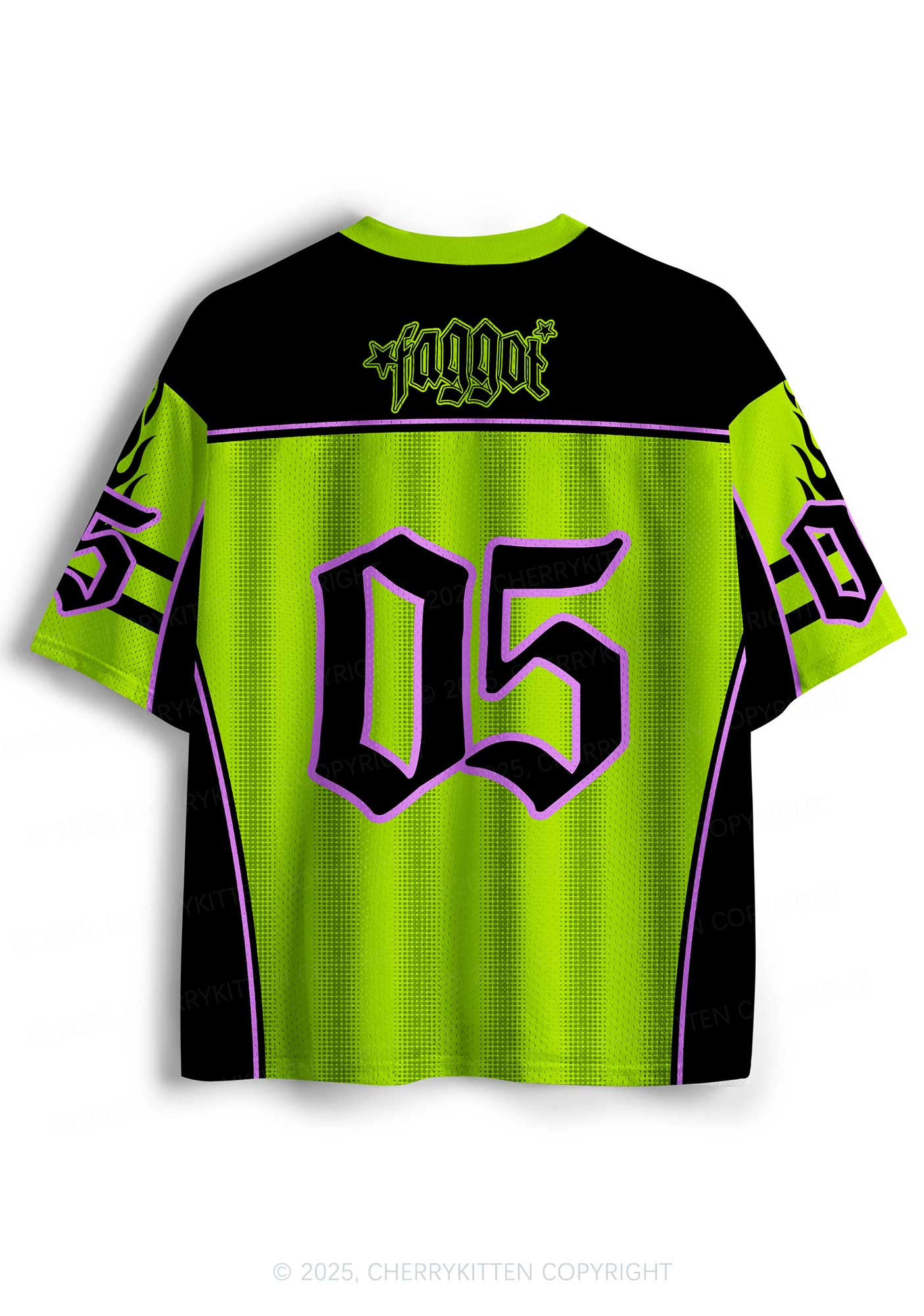 Custom Faggot Stars Pride Y2K Sport Jersey Shirts Cherrykitten - Image 4