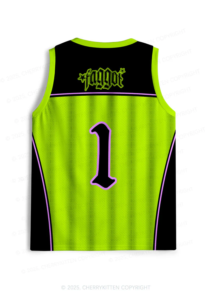 Custom Faggot Stars Pride Y2K Sport Jersey Tank Cherrykitten - Image 2
