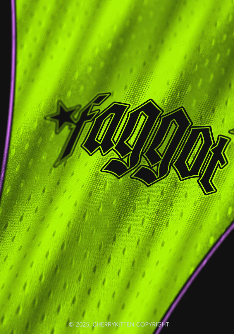 Custom Faggot Stars Pride Y2K Sport Jersey Tank Cherrykitten - Image 4