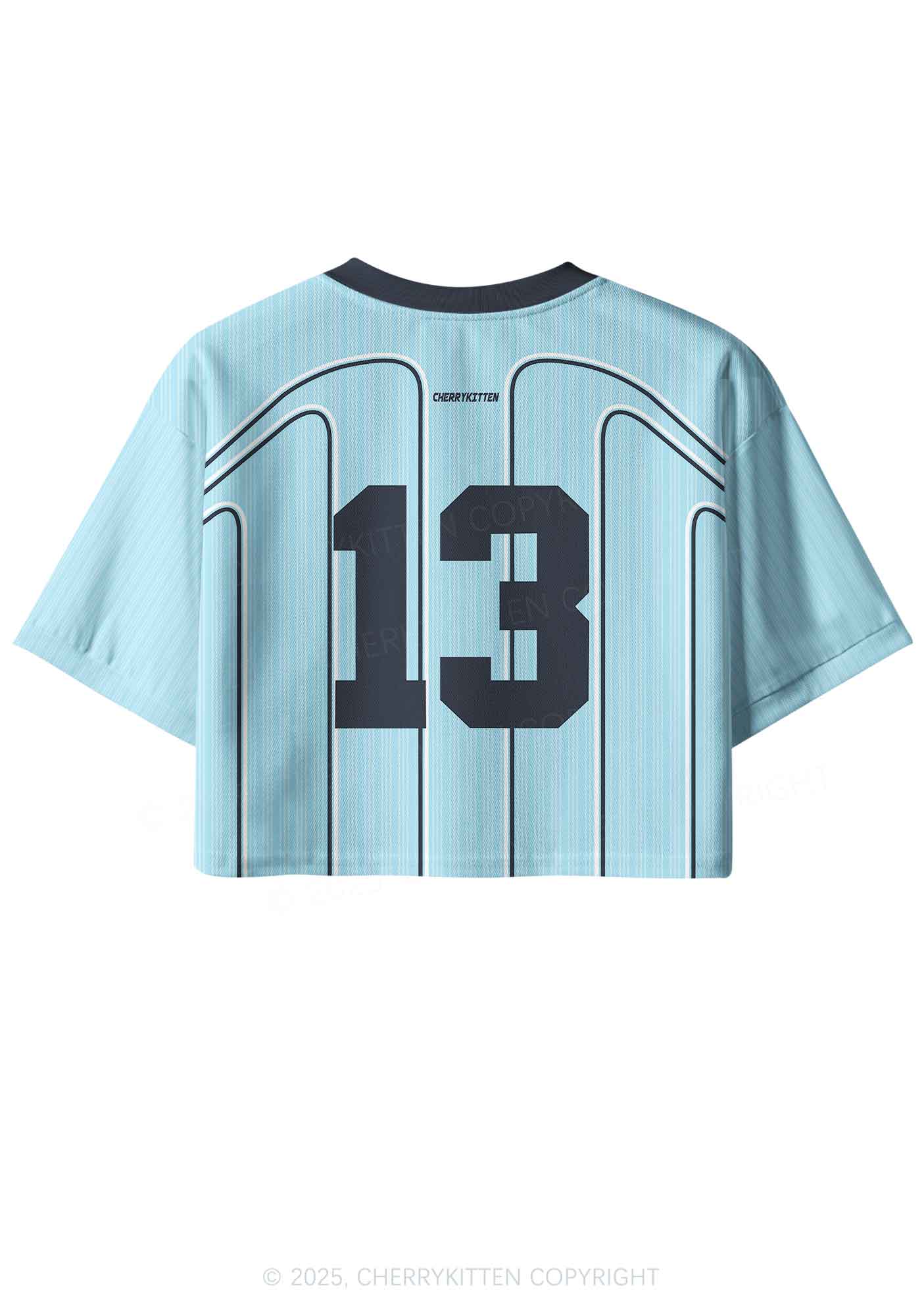 Custom Father Figure Y2K Crop Sport Jersey Shirts Cherrykitten - Image 2