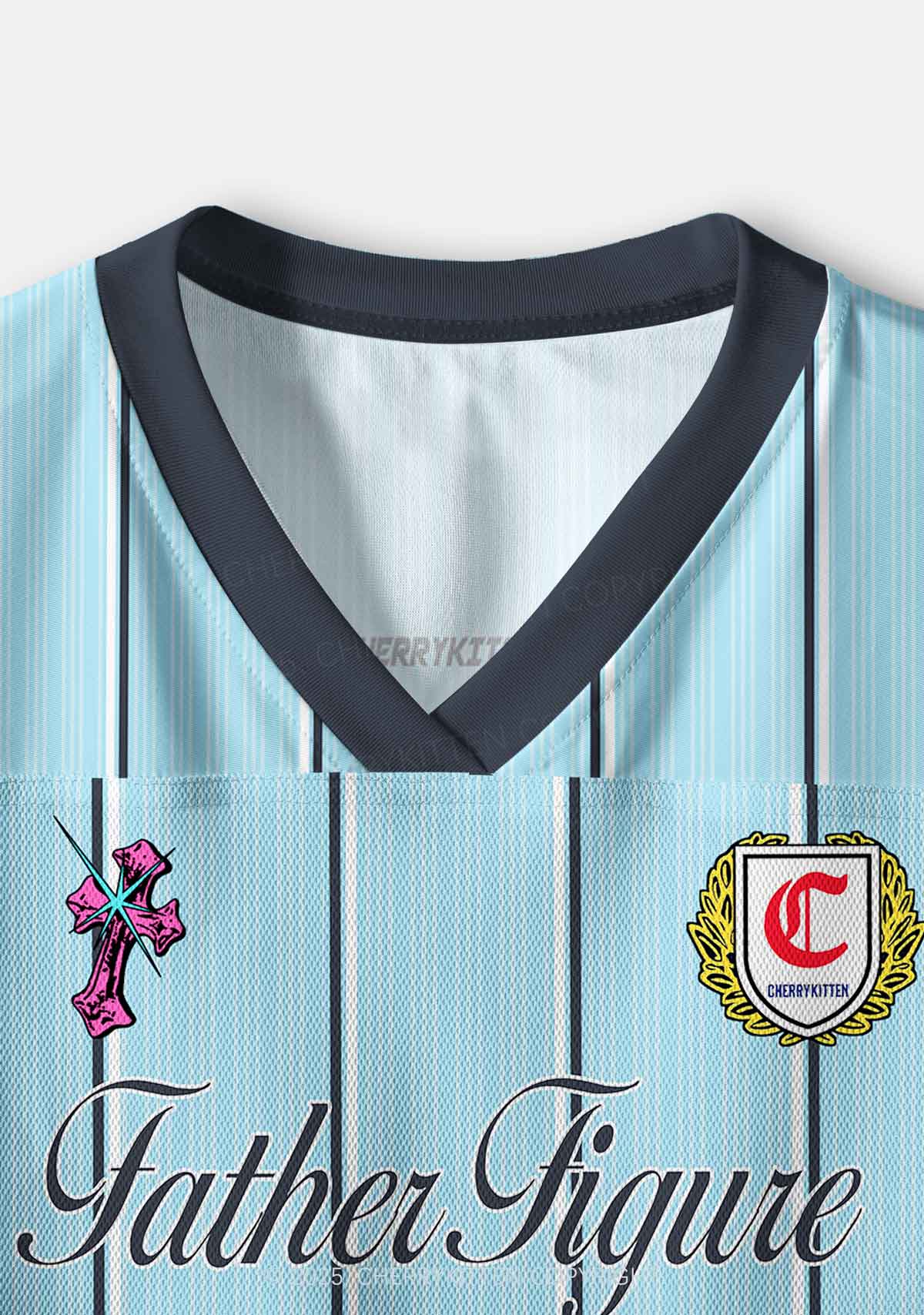 Custom Father Figure Y2K Crop Sport Jersey Shirts Cherrykitten - Image 3