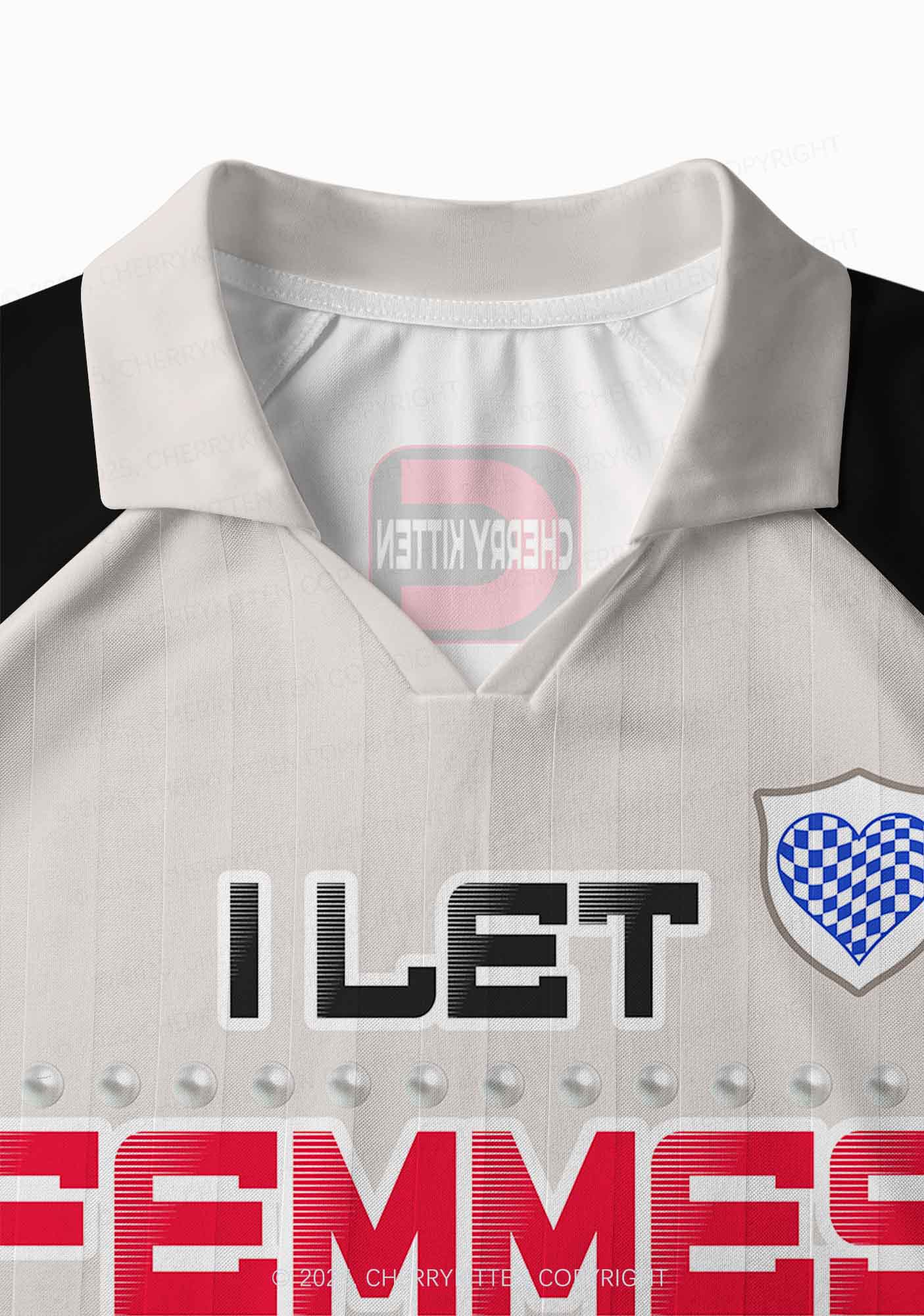 Femmes Top Me Pride Y2K Sport Long Sleeve Jersey Shirts Cherrykitten - Image 3