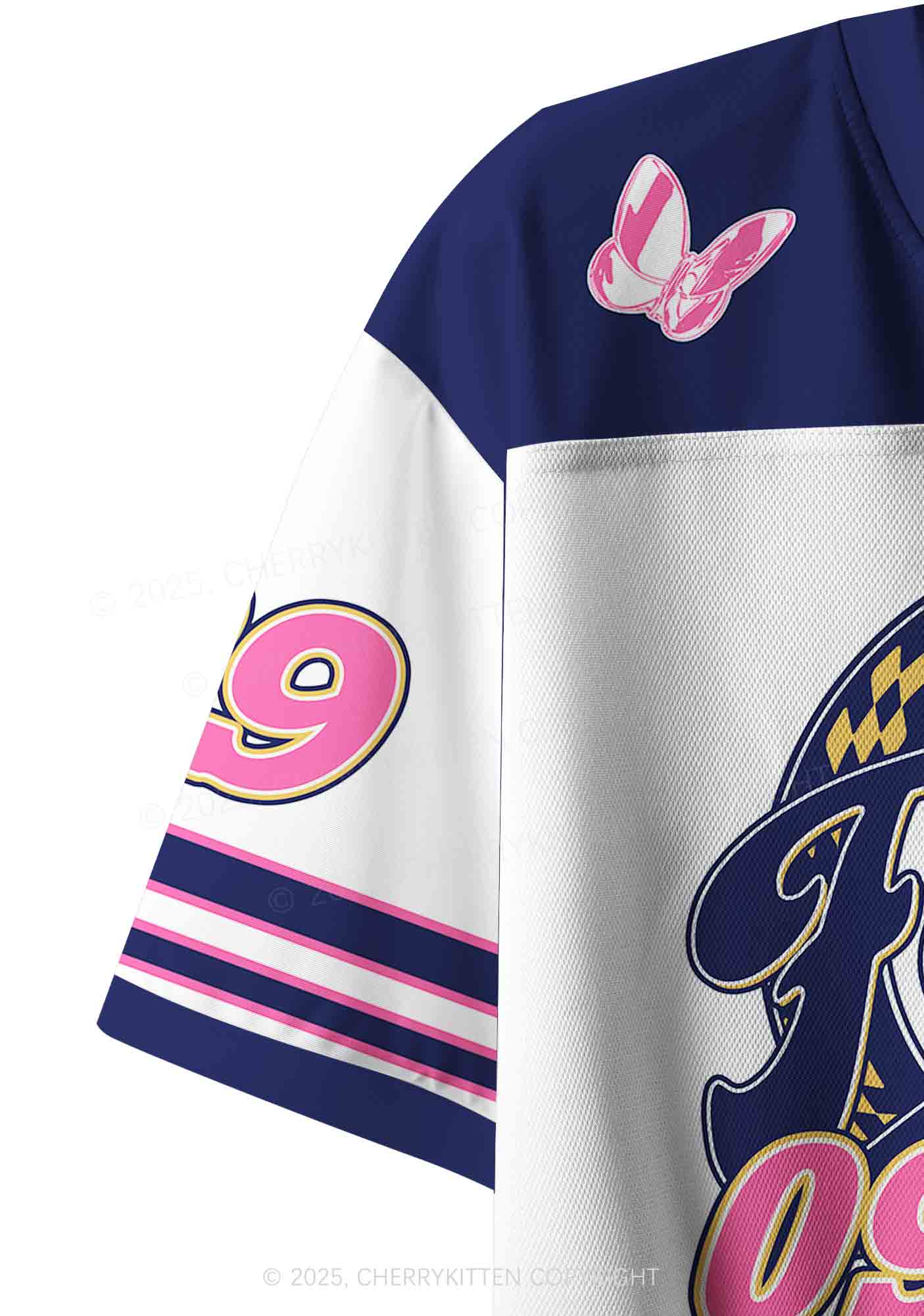 Custom Feral Star Y2K Crop Sport Jersey Shirts Cherrykitten - Image 5