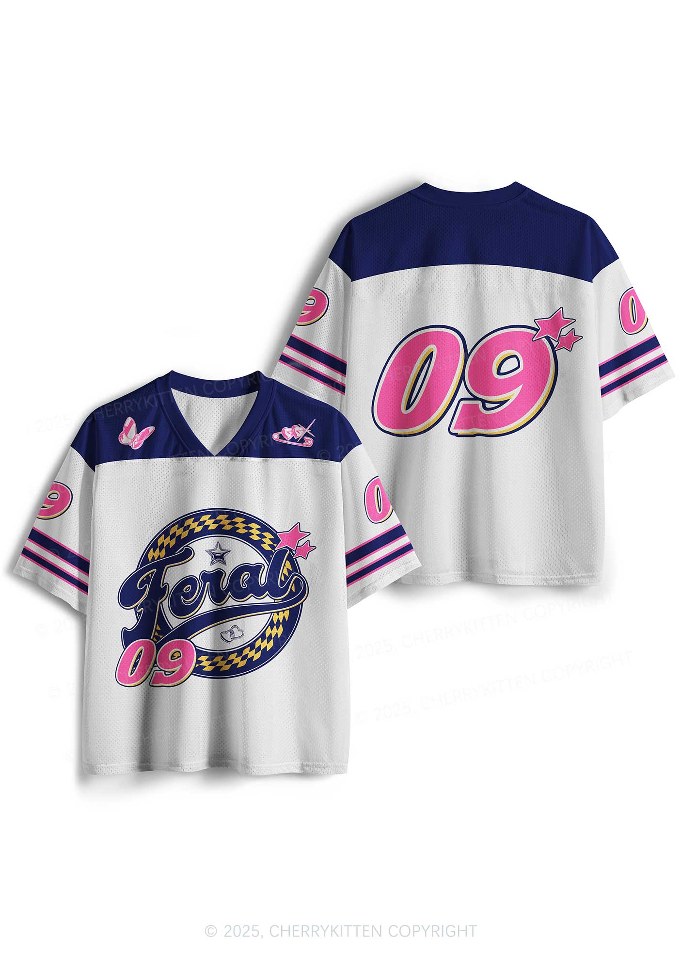 Custom Feral Star Y2K Sport Jersey Shirts Cherrykitten - Image 3