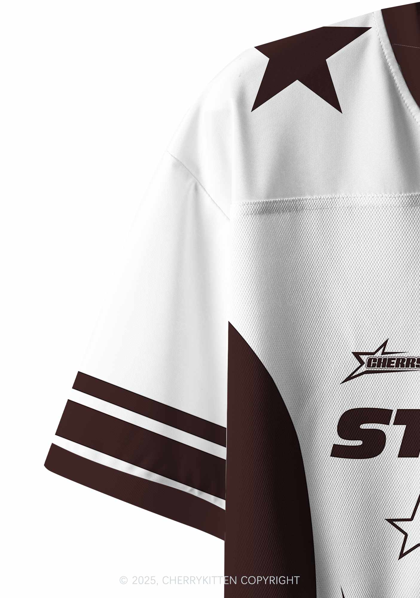 Custom Five Stars Girl Y2K Crop Sport Jersey Shirts Cherrykitten - Image 5