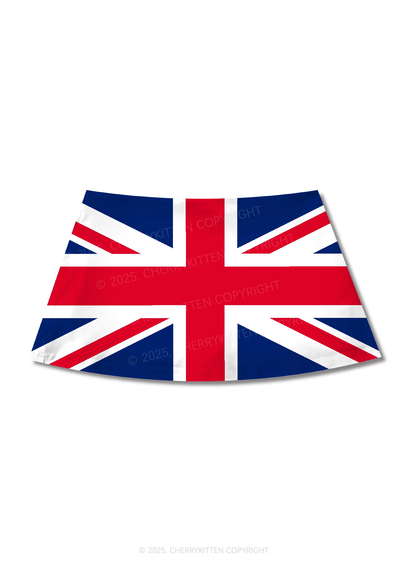 Custom Flag Y2K Print Mini Skirt Cherrykitten - Image 4