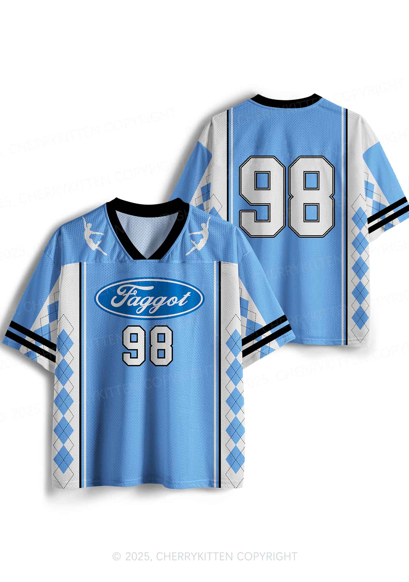 Custom Fly Faggot Pride Y2K Sport Jersey Shirts Cherrykitten - Image 4