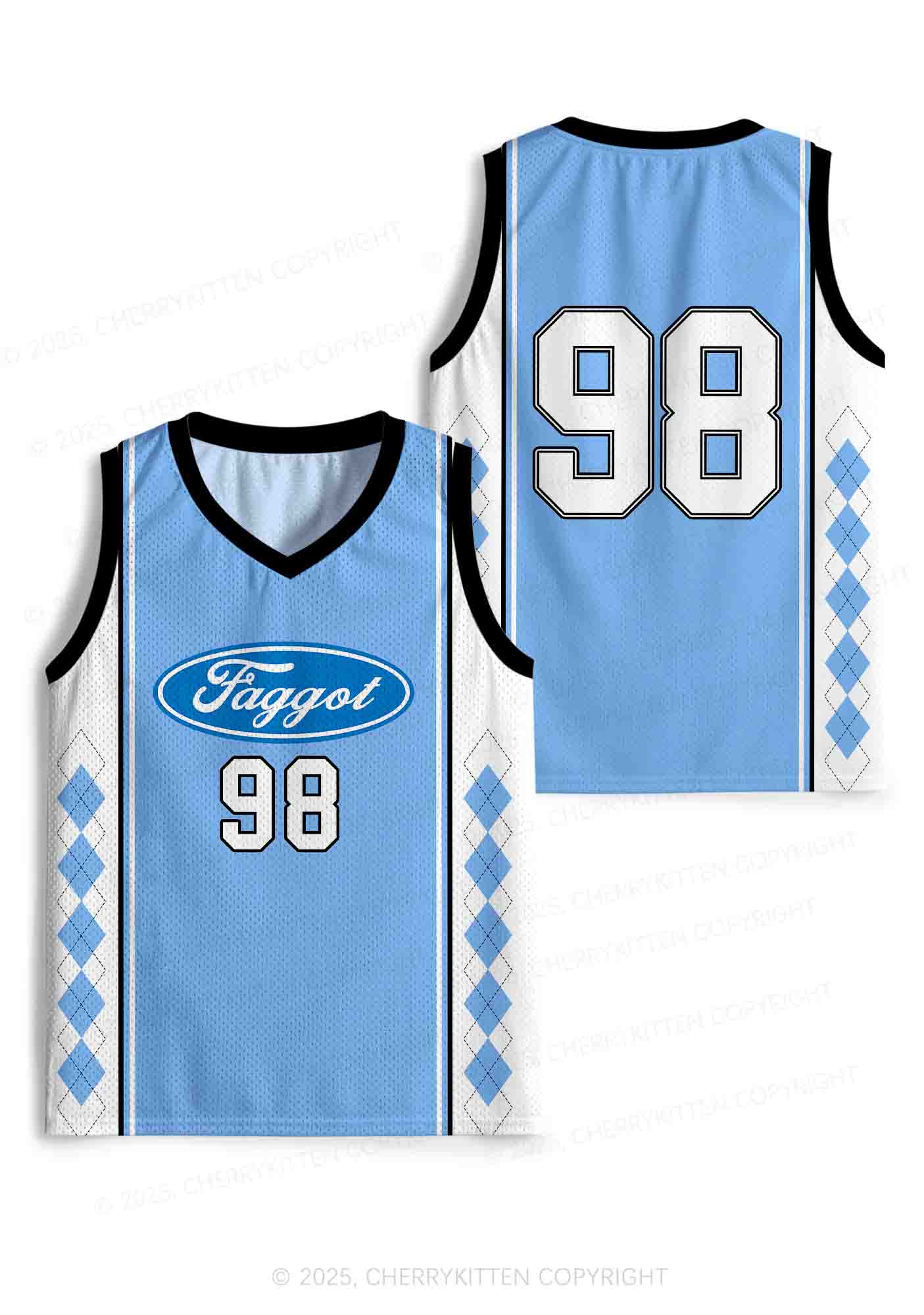 Custom Fly Faggot Pride Y2K Sport Jersey Tank Cherrykitten - Image 3