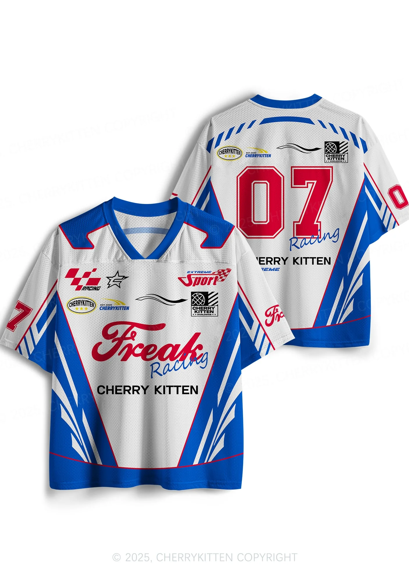 Custom Freak Racing Y2K Sport Jersey Shirts Cherrykitten - Image 3