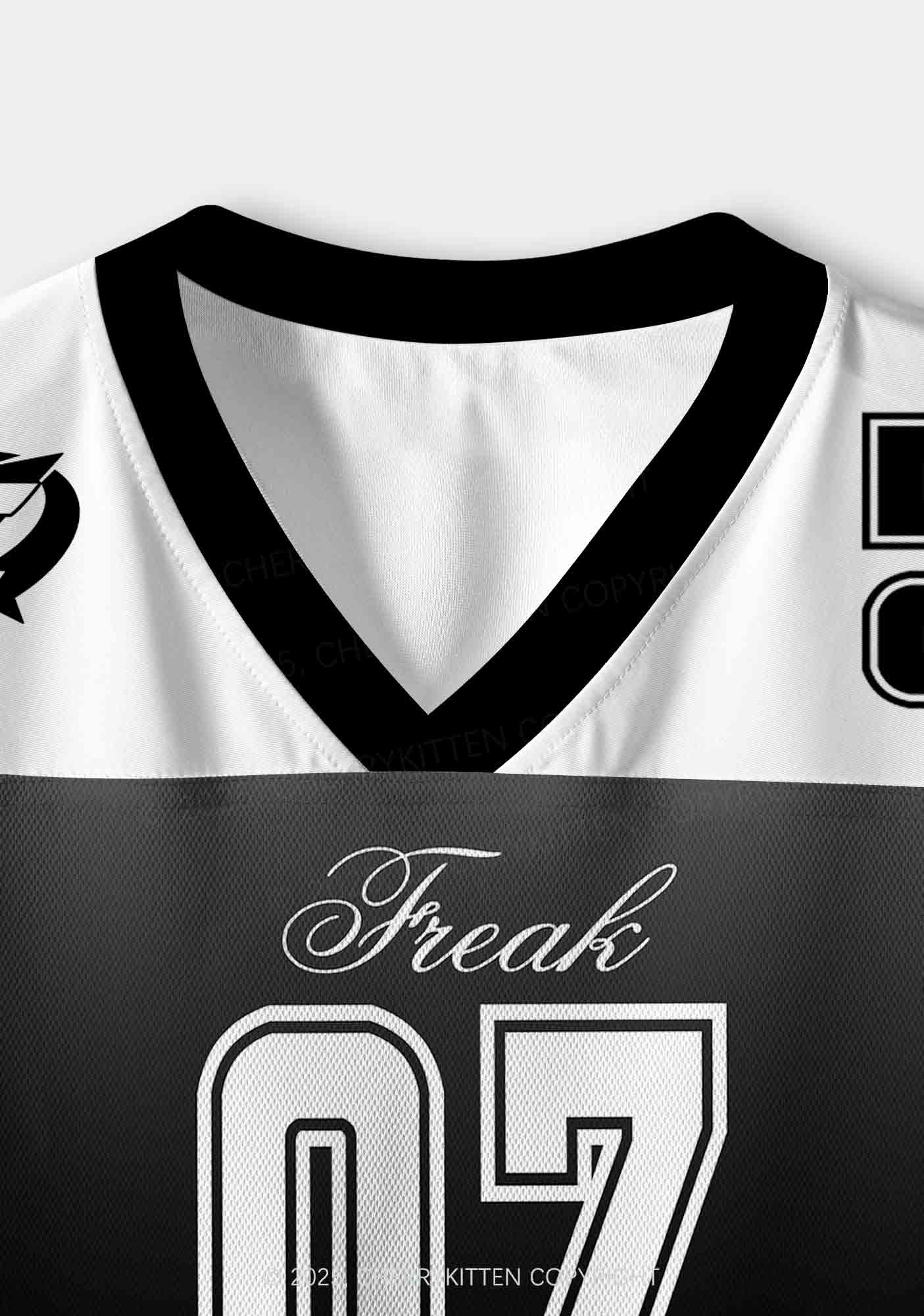 Custom Freak Y2K Crop Sport Jersey Shirts Cherrykitten - Image 3