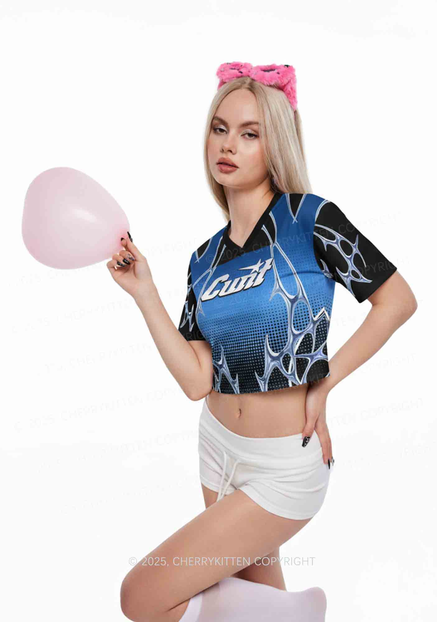 Custom Future Cxxt Y2K Crop Sport Jersey Shirts Cherrykitten - Image 2