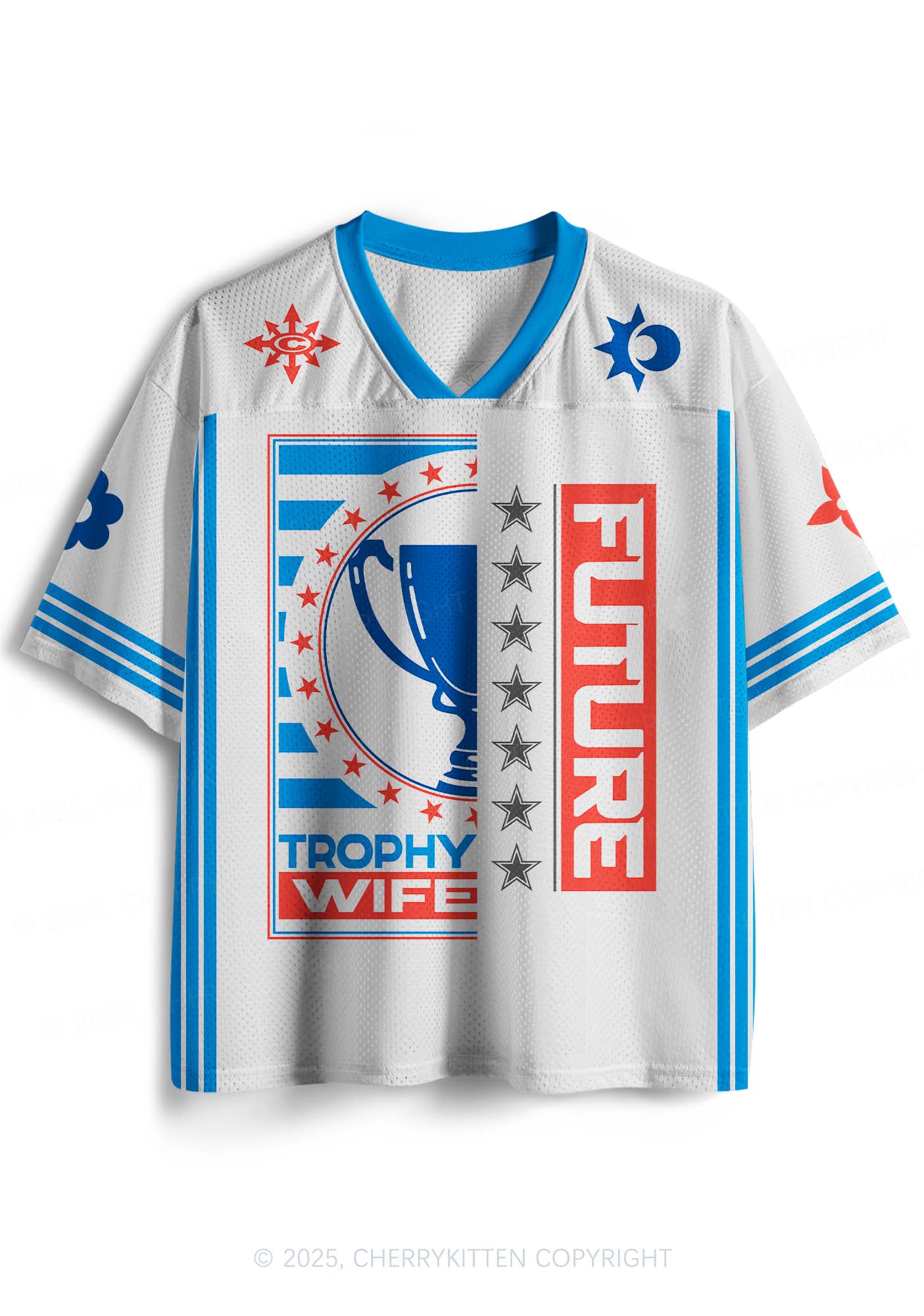Custom Future Trophy Wife Y2K Sport Jersey Shirts Cherrykitten - Image 3