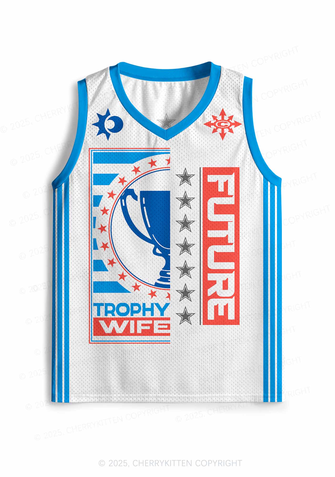 Custom Future Trophy Wife Y2K Sport Jersey Tank Cherrykitten - Image 3