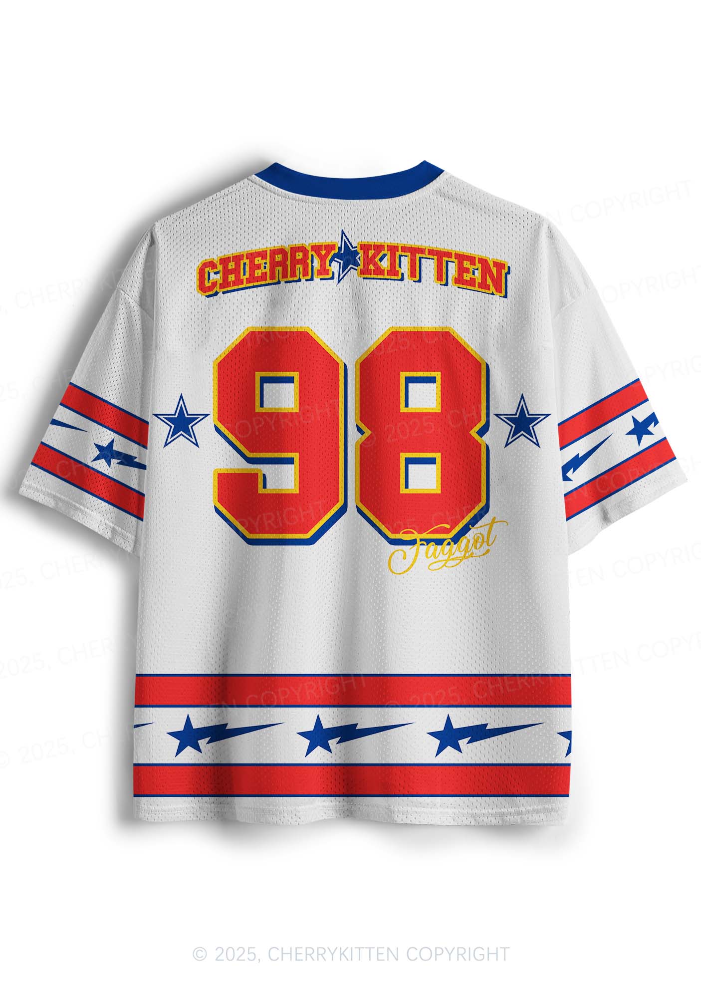 Custom Gay Son Faggot Pride Y2K Sport Jersey Shirts Cherrykitten - Image 2