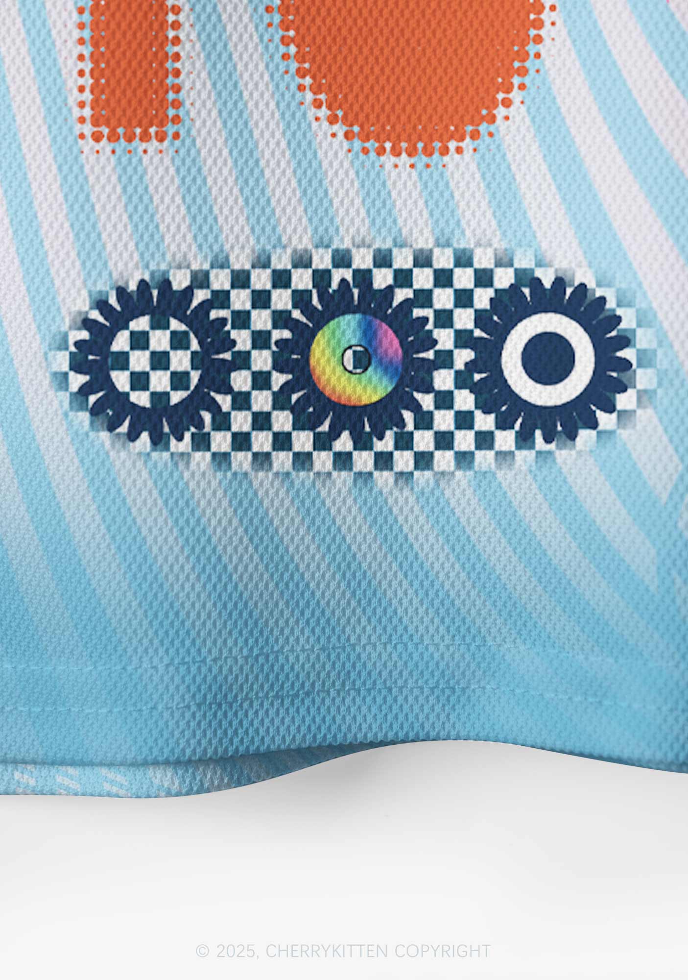 Custom Gay Son Pride Y2K Crop Sport Jersey Shirts Cherrykitten - Image 4