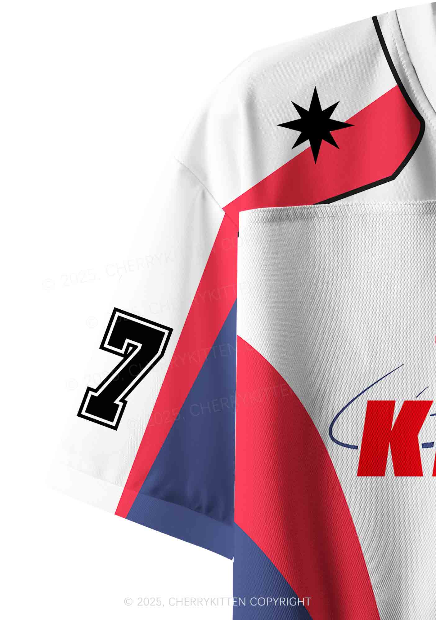 Custom Girl Kisser Pride Y2K Crop Sport Jersey Shirts Cherrykitten - Image 6
