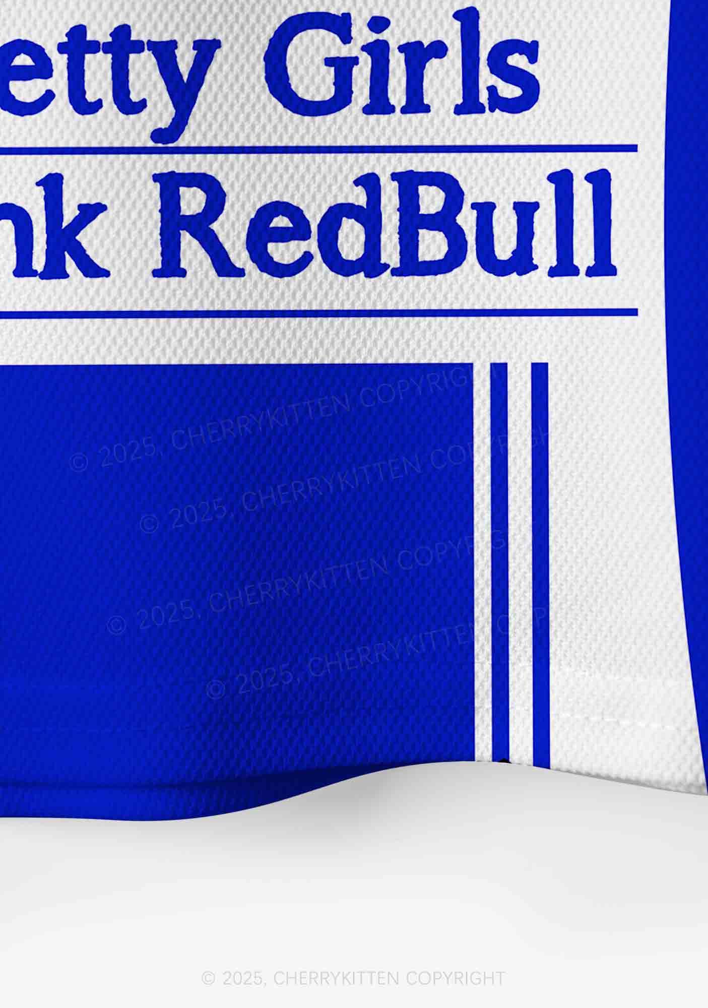 Custom Girls Drink Red Y2K Crop Sport Jersey Shirts Cherrykitten - Image 4