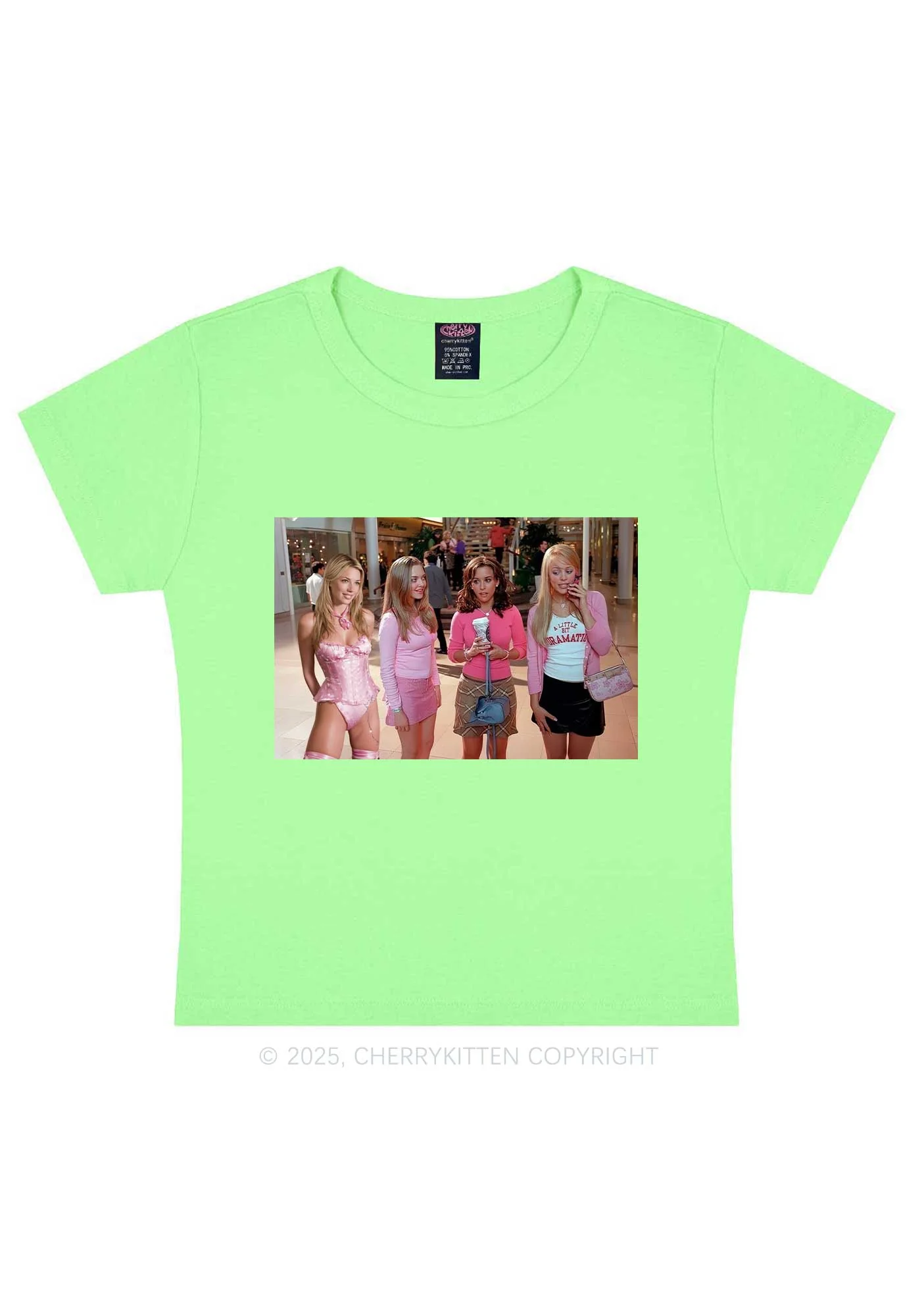 Custom Girls Movie Y2K Baby Tee Cherrykitten - Image 10