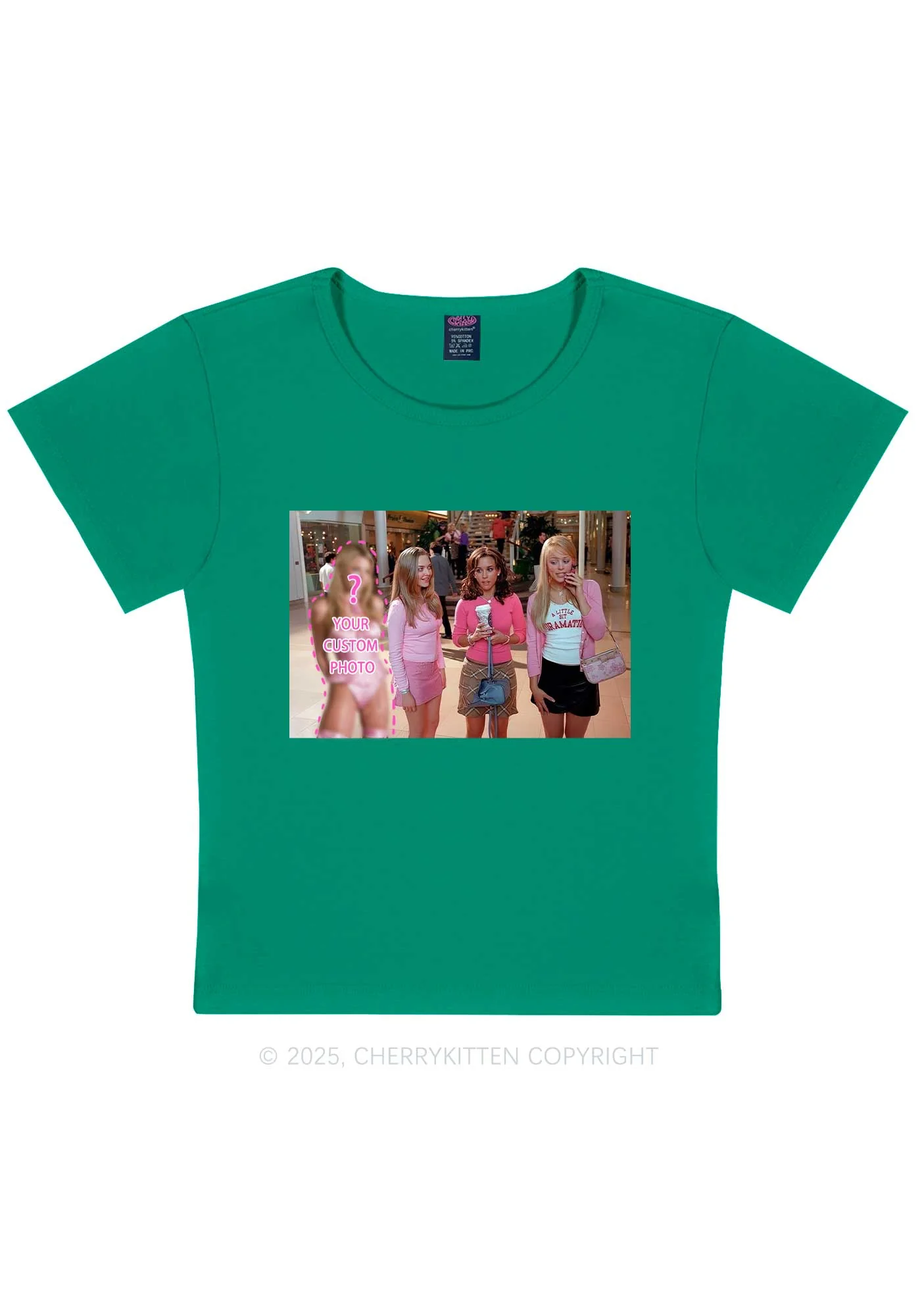 Custom Girls Movie Y2K Baby Tee Cherrykitten - Image 12