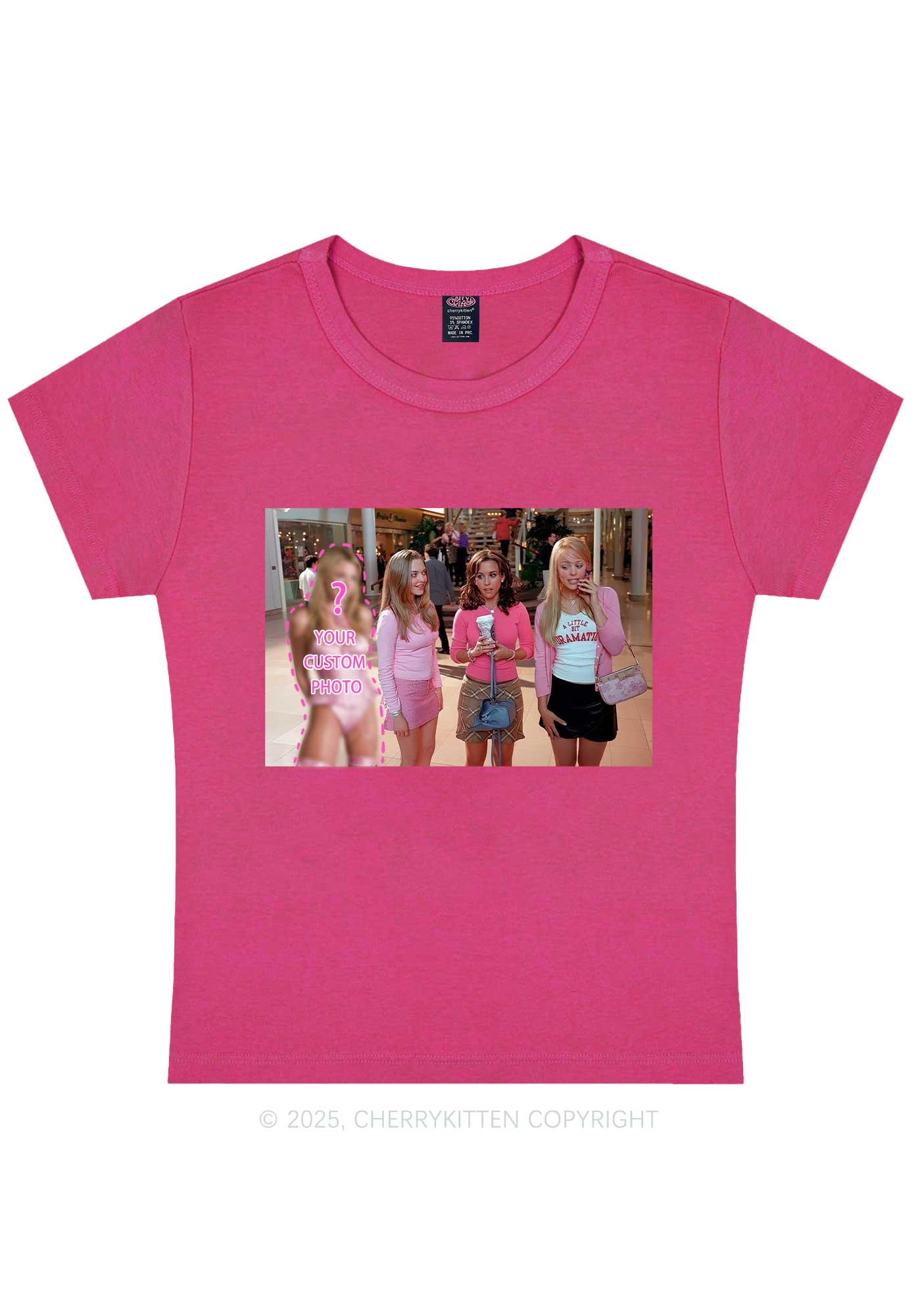 Custom Girls Movie Y2K Baby Tee Cherrykitten - Image 5