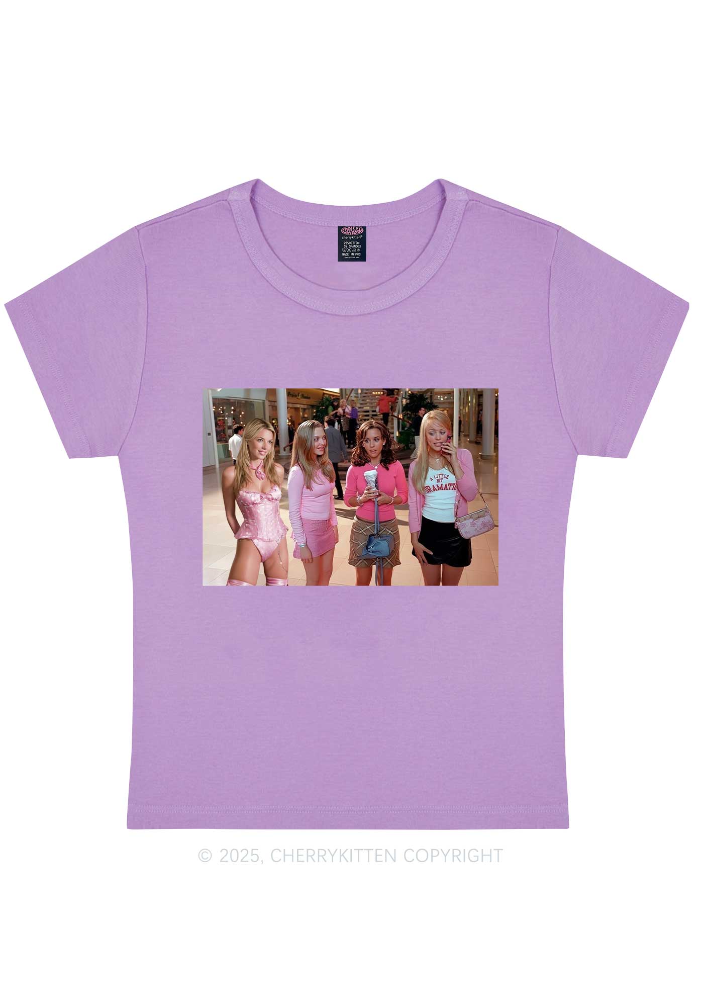 Custom Girls Movie Y2K Baby Tee Cherrykitten - Image 6