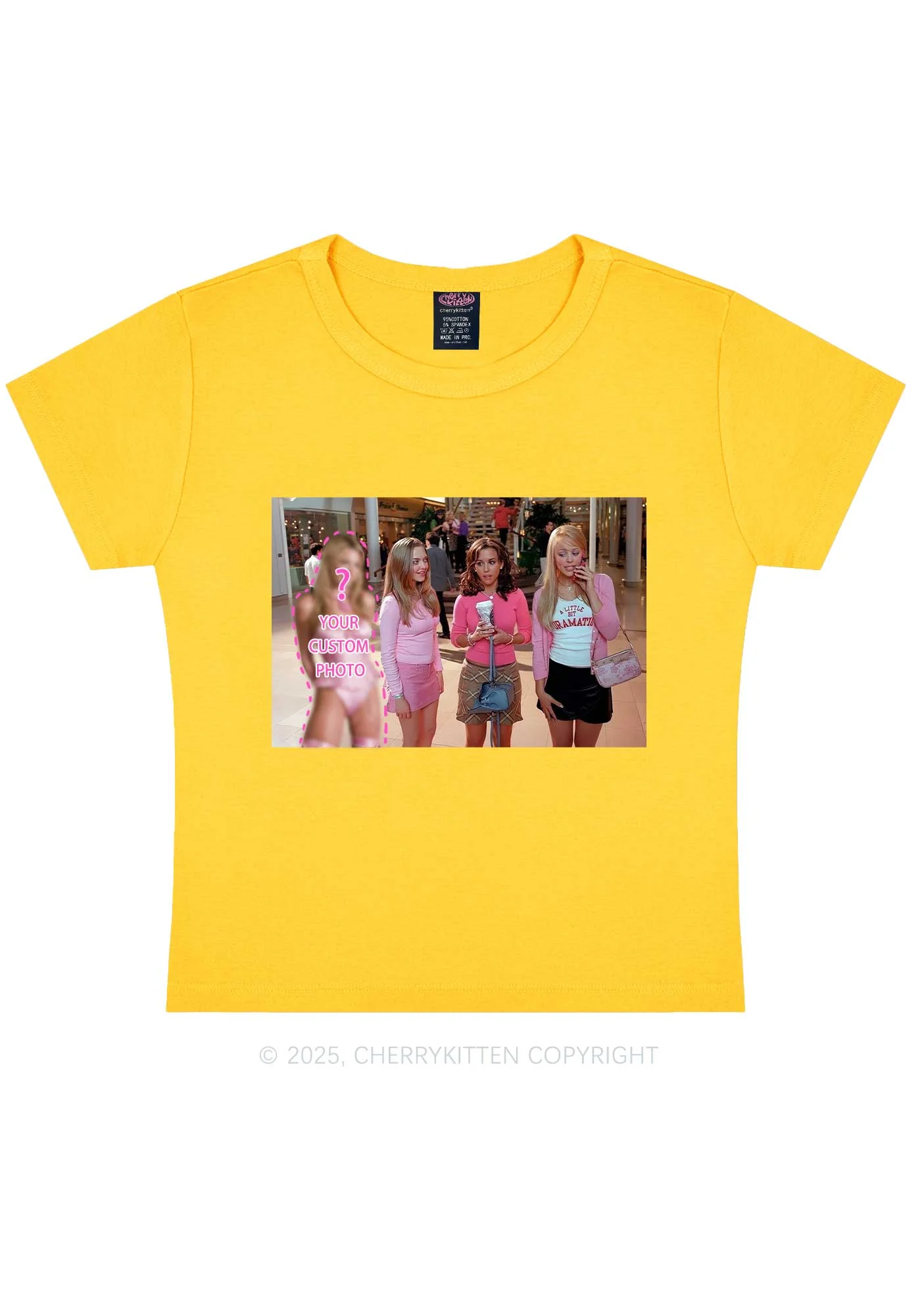 Custom Girls Movie Y2K Baby Tee Cherrykitten - Image 7