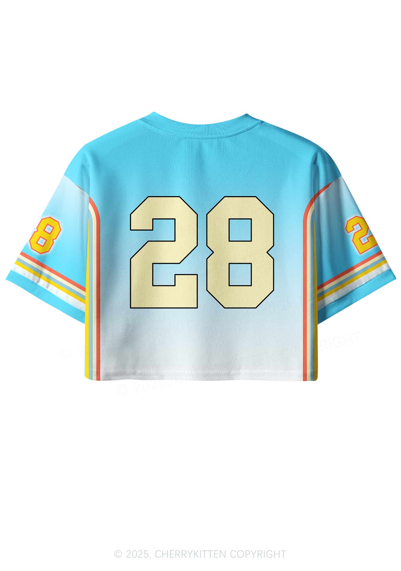 Custom Gods Fav Fag Pride Y2K Crop Sport Jersey Shirts Cherrykitten - Image 2