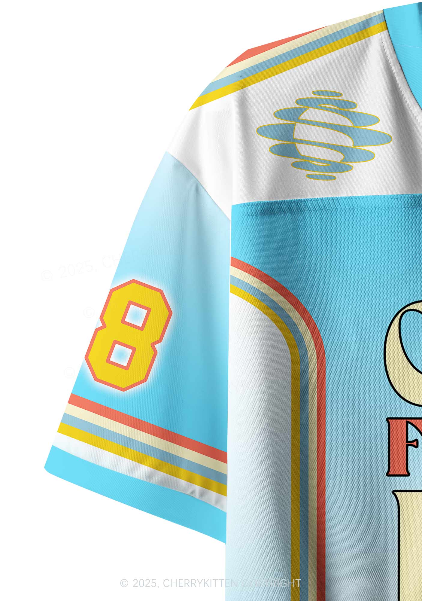 Custom Gods Fav Fag Pride Y2K Crop Sport Jersey Shirts Cherrykitten - Image 4