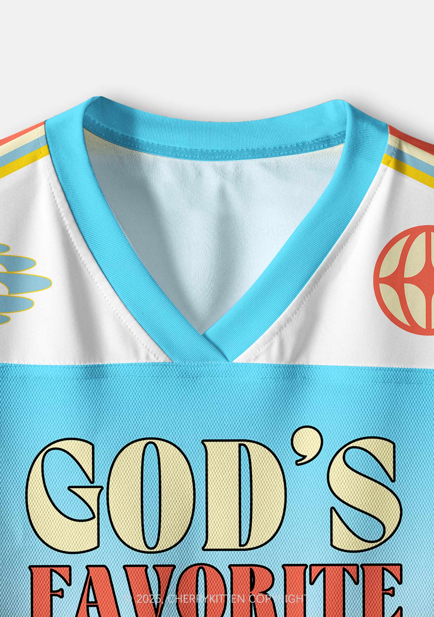 Custom Gods Fav Fag Pride Y2K Crop Sport Jersey Shirts Cherrykitten - Image 6