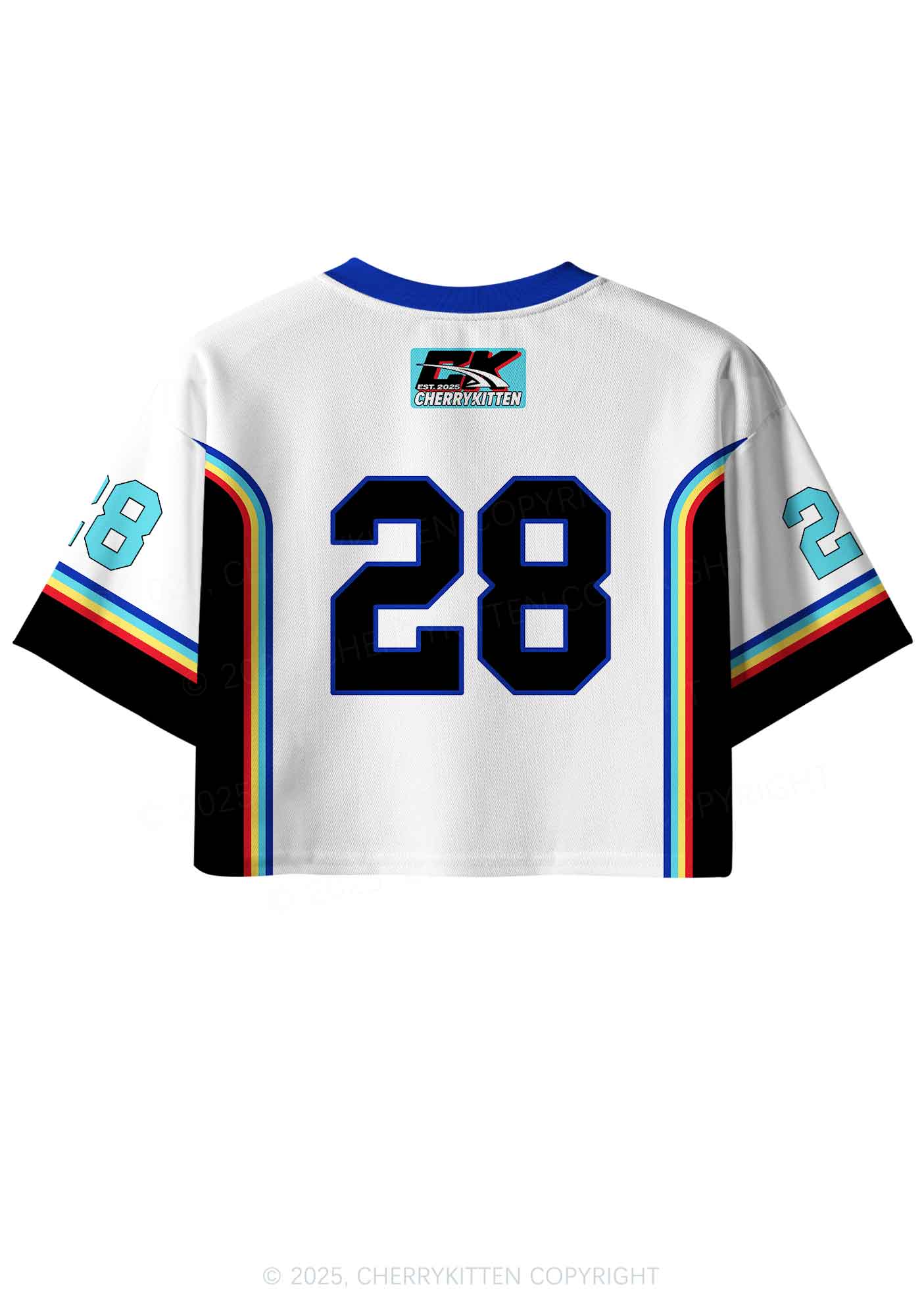 Custom Gods Favorite Fag Pride Y2K Crop Sport Jersey Shirts Cherrykitten - Image 2