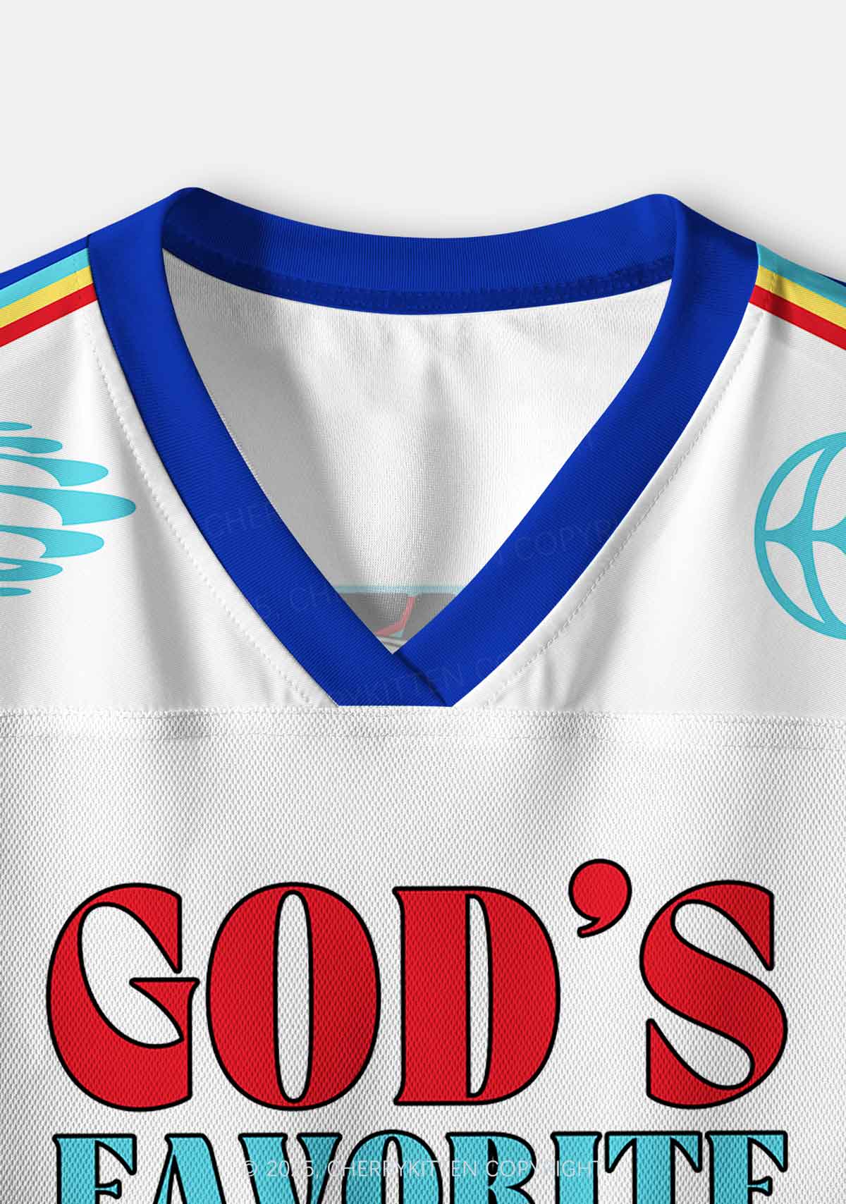 Custom Gods Favorite Fag Pride Y2K Crop Sport Jersey Shirts Cherrykitten - Image 3