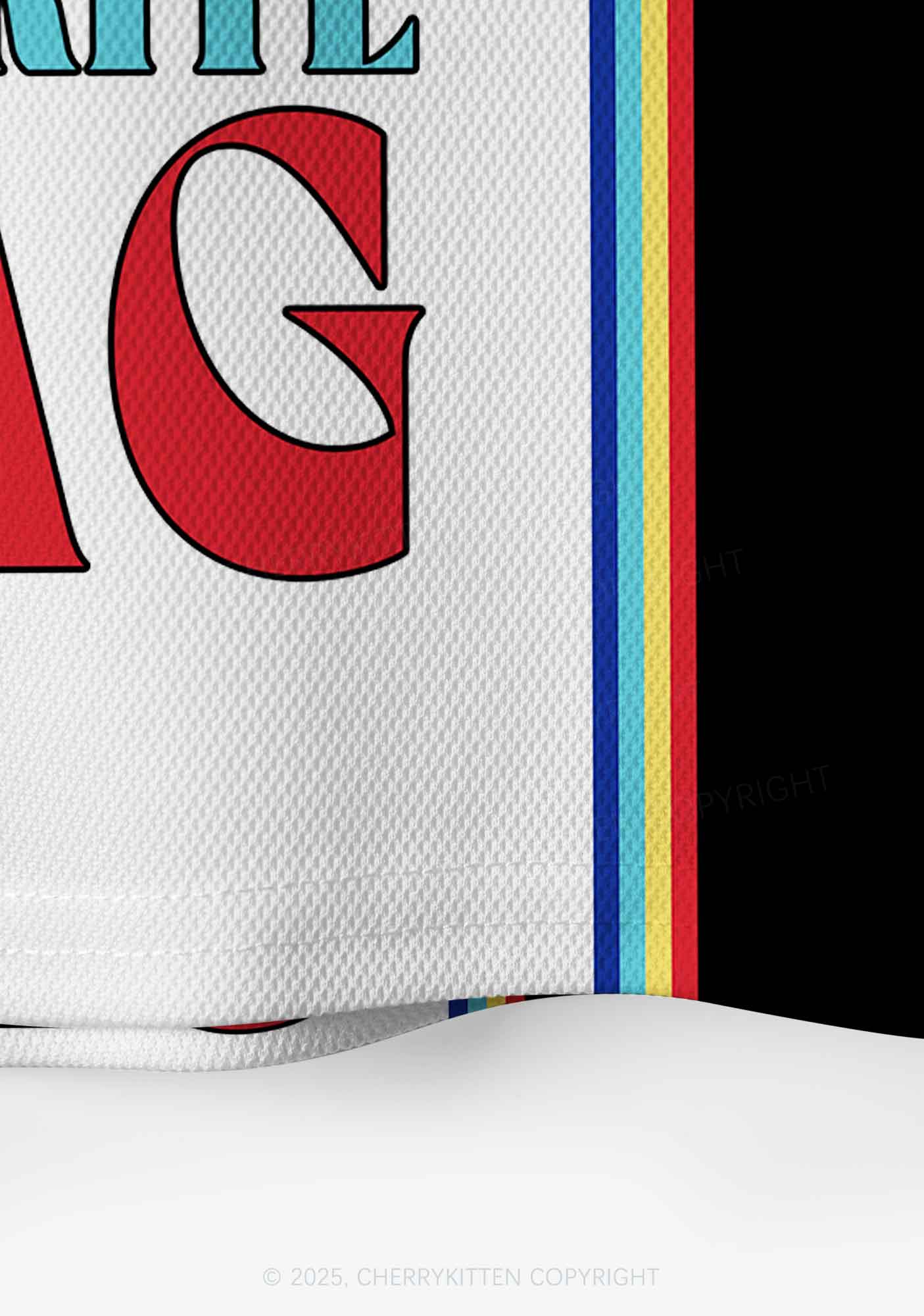 Custom Gods Favorite Fag Pride Y2K Crop Sport Jersey Shirts Cherrykitten - Image 4
