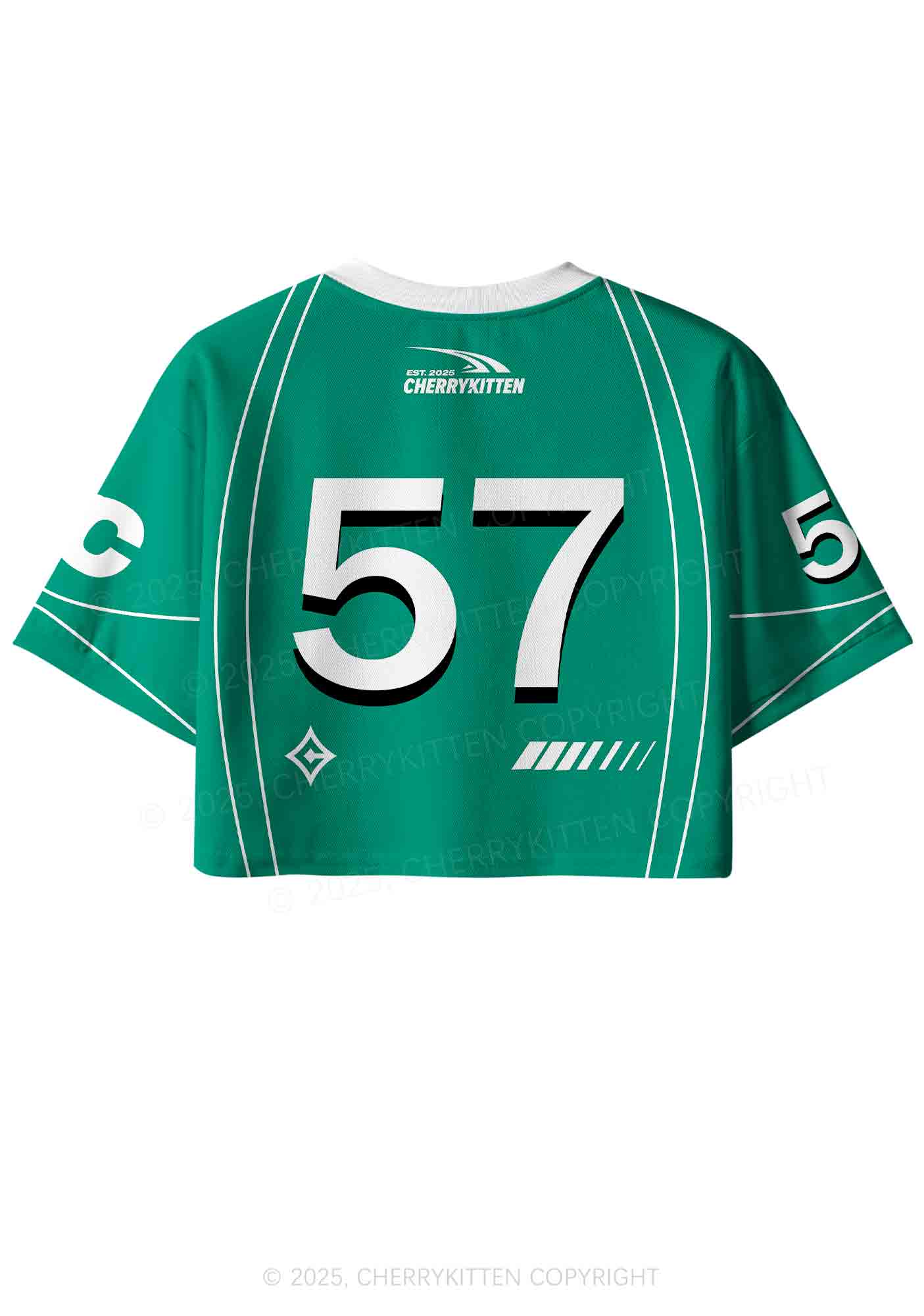 Custom Gods Favorite Ginger Y2K Crop Sport Jersey Shirts Cherrykitten - Image 3