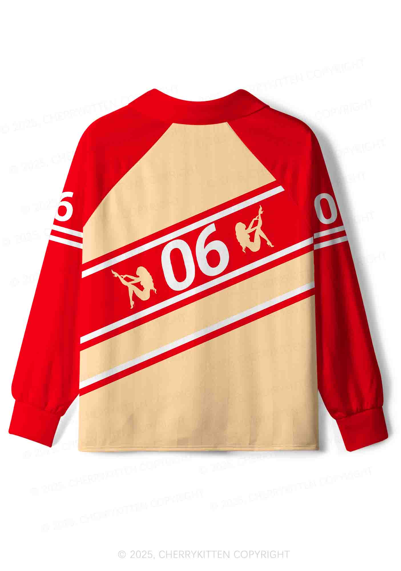 Custom Good Enough To Act Y2K Sport Long Sleeve Jersey Shirts Cherrykitten - Image 3