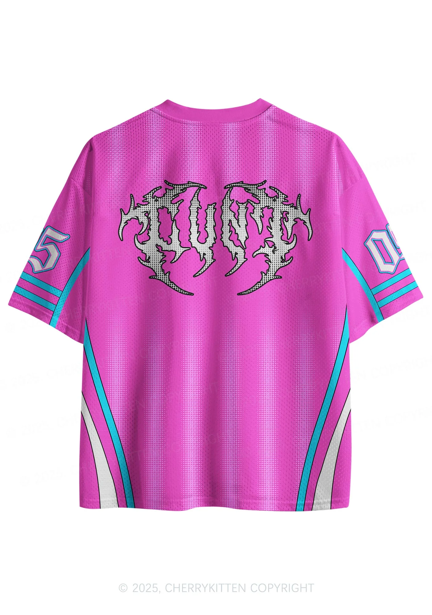 Custom Goth Pink Cxxt Y2K Sport Jersey Shirts Cherrykitten - Image 2